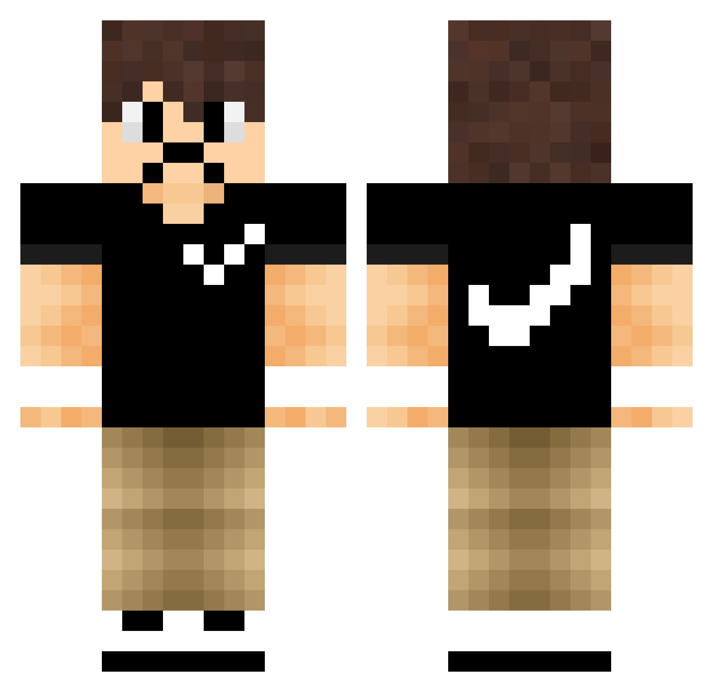 ifenixsz Minecraft skin, front and back view