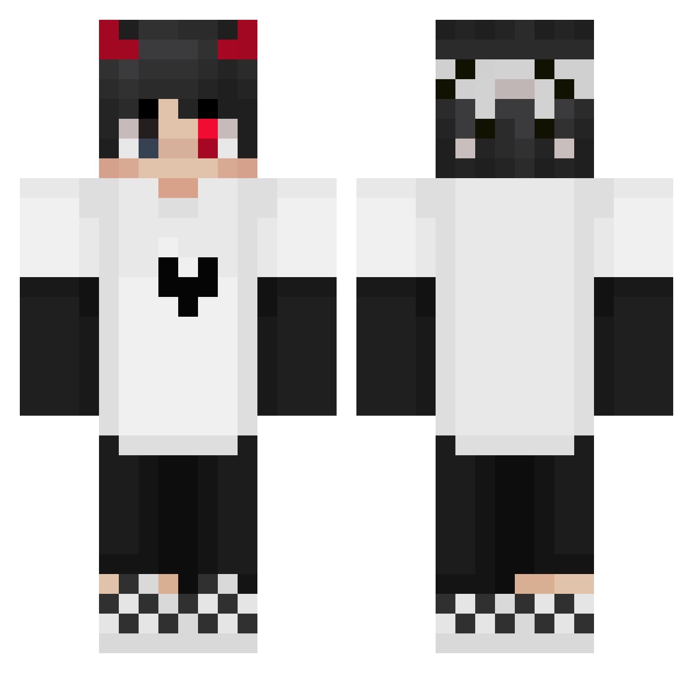 galaxiwolf120_ Minecraft skin, front and back view