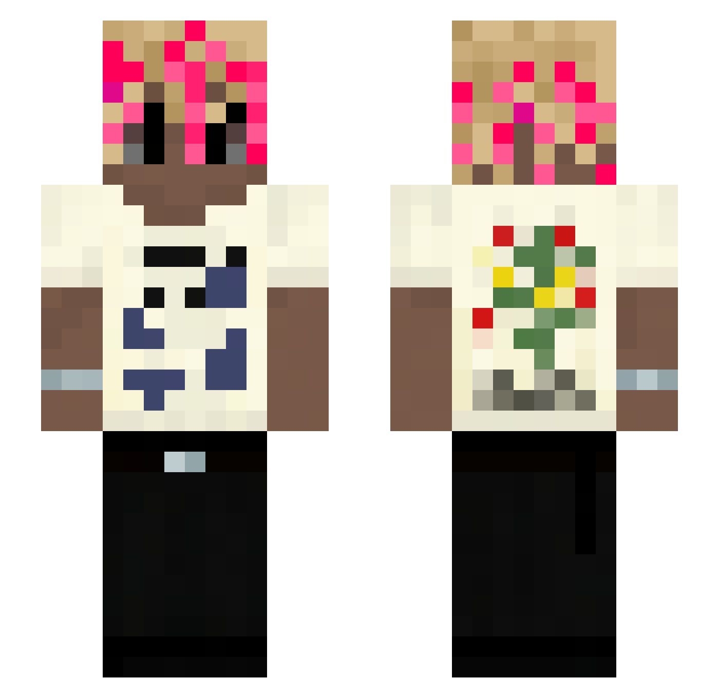 LitEnergyKondici Minecraft skin, front and back view