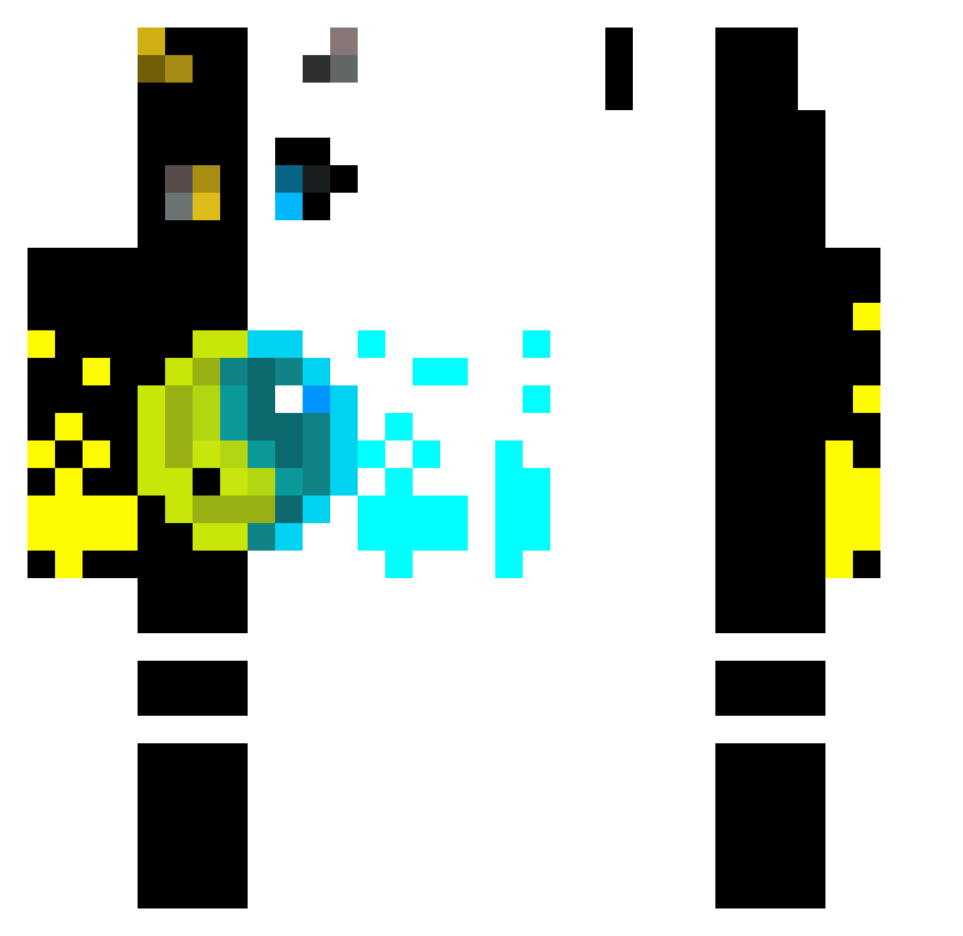 CrisMaru Minecraft skin, front and back view