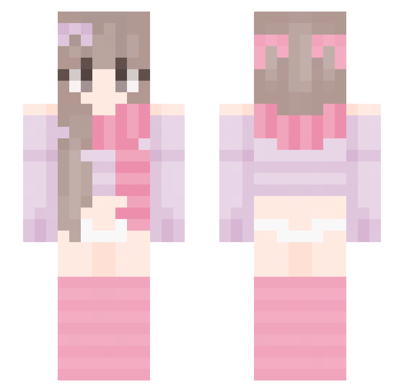 vorpe_892 Minecraft skin, front and back view