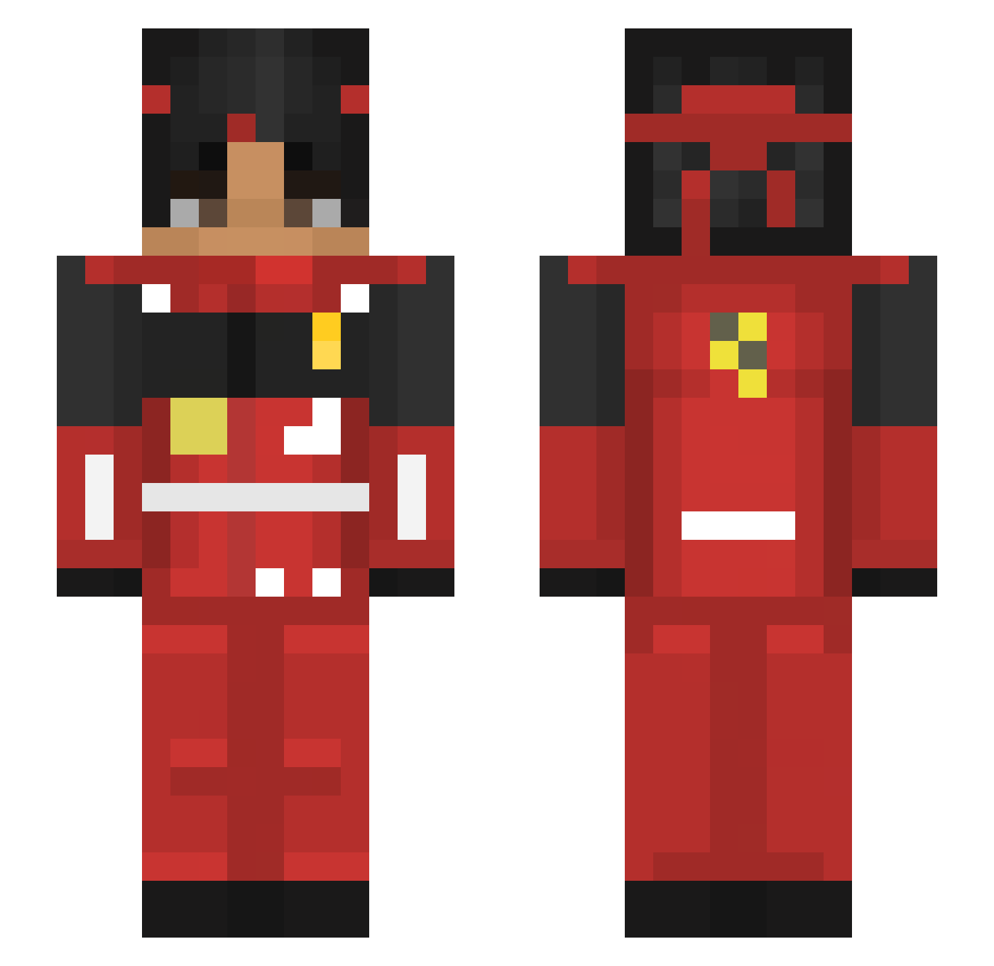 cxd_ Minecraft skin, front and back view