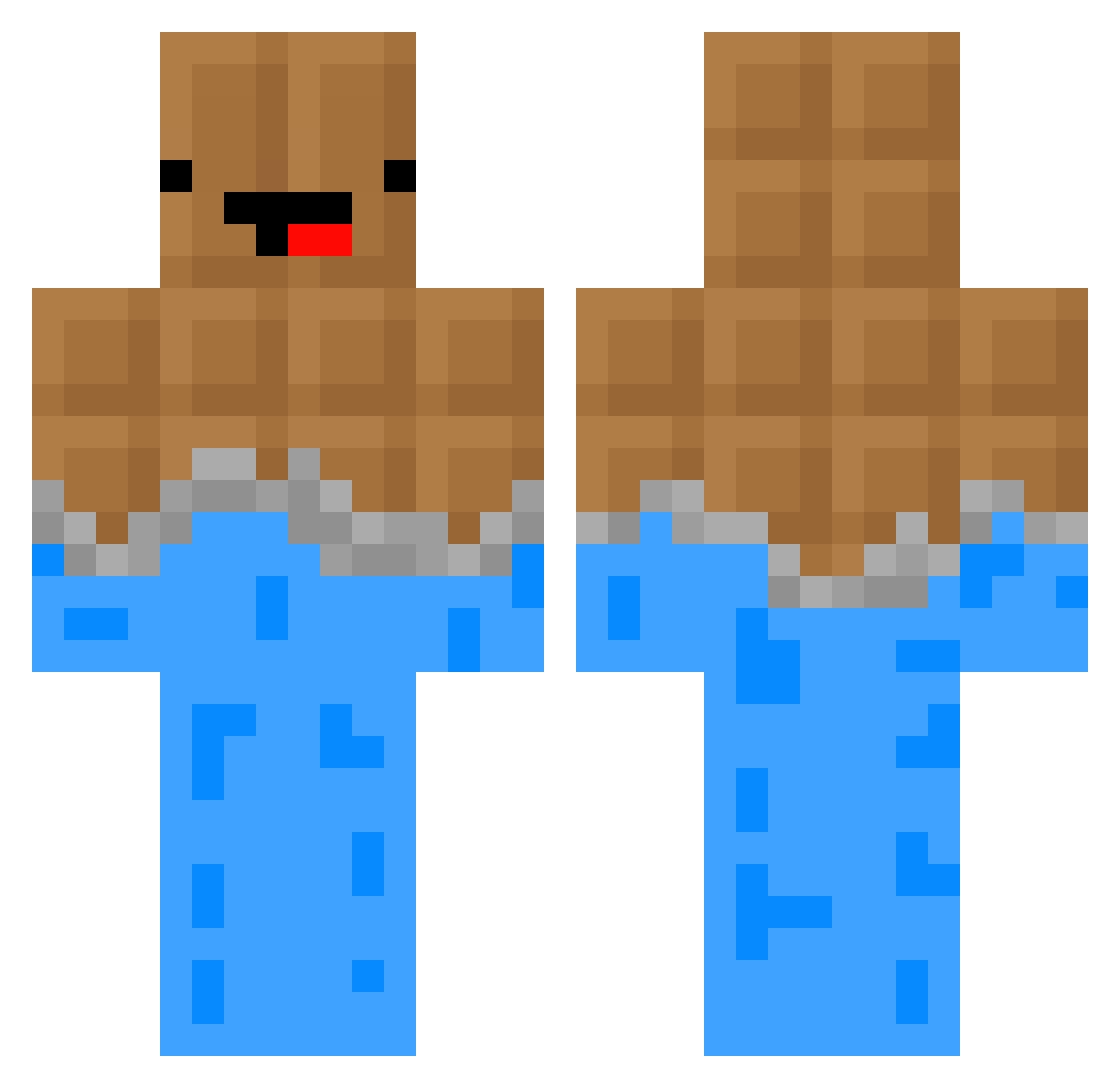 4cb_pep4ena Minecraft skin, front and back view