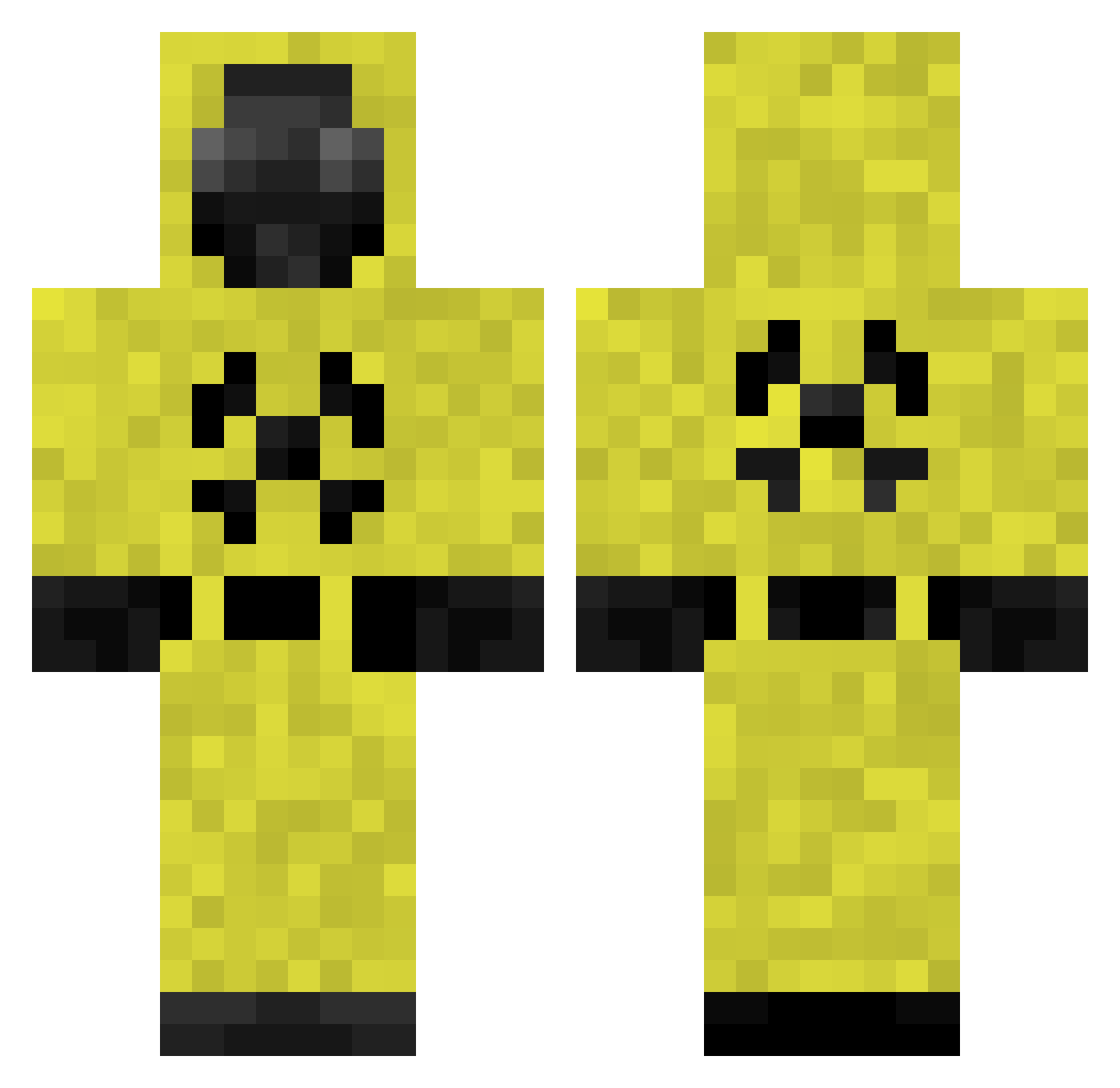 Cmoneythe1st Minecraft skin, front and back view