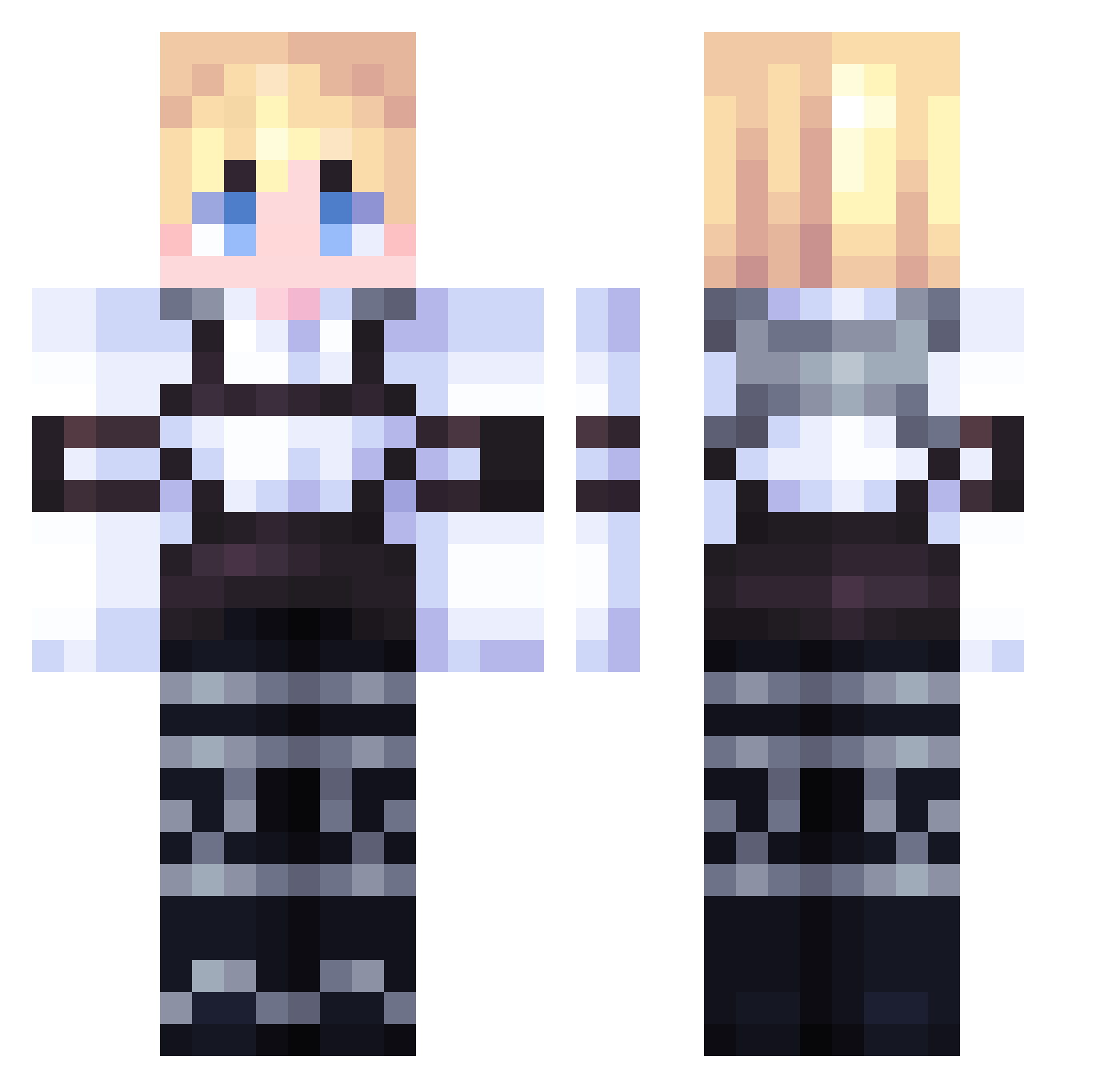 r4nsom_ Minecraft skin, front and back view