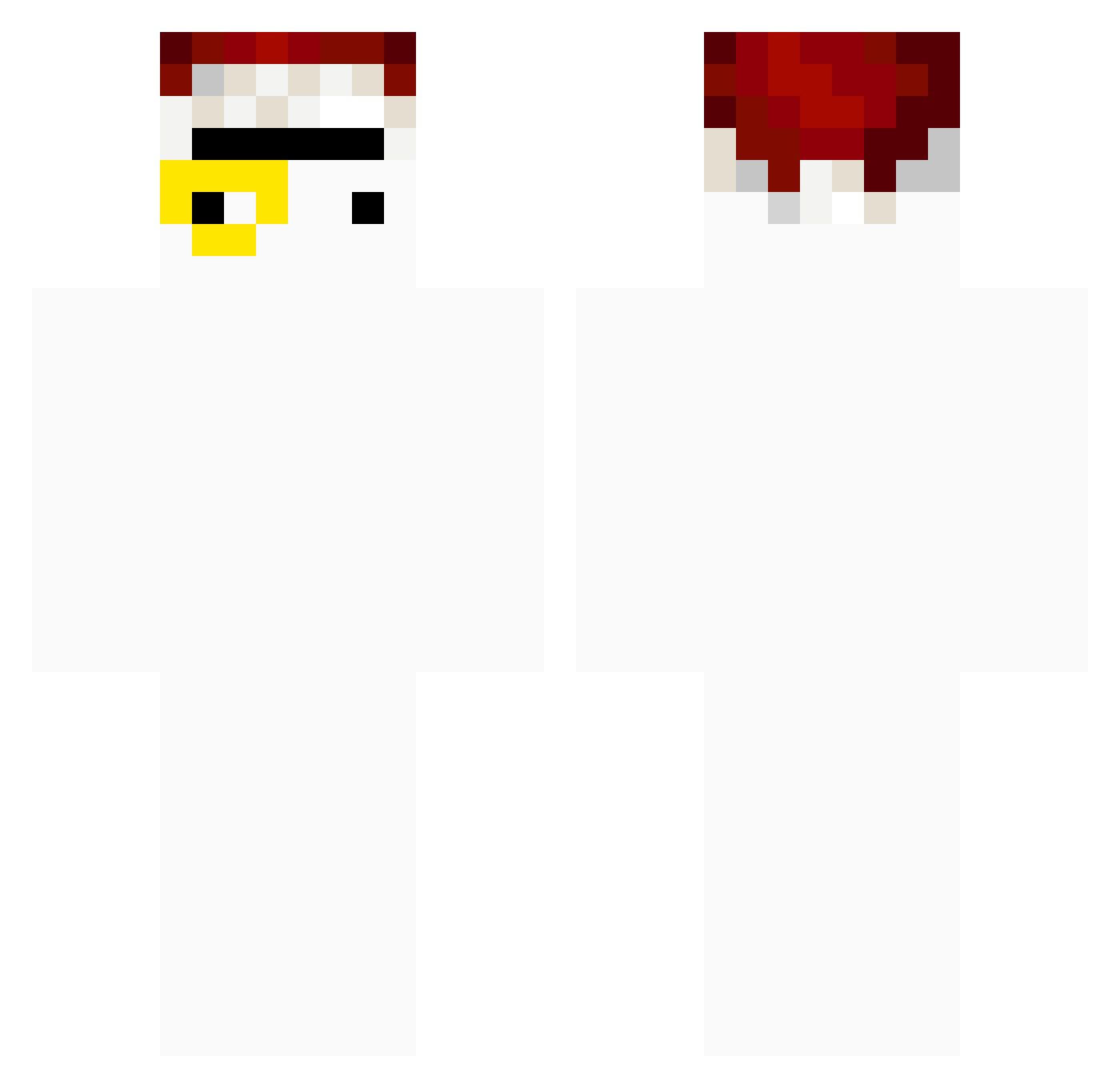 yummylittlecakeC Minecraft skin, front and back view