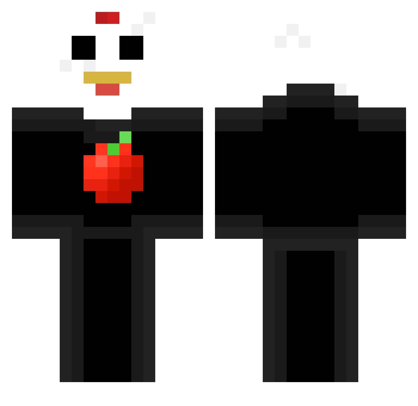 Andrewww_ Minecraft skin, front and back view