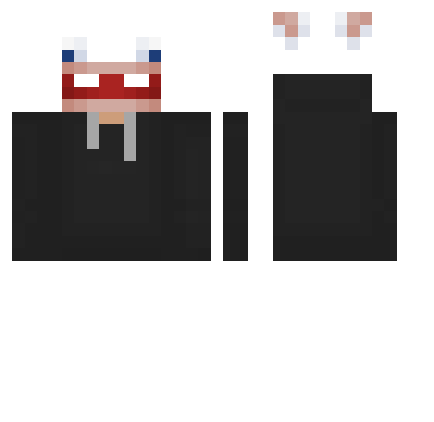 _Harty__3 Minecraft skin, front and back view