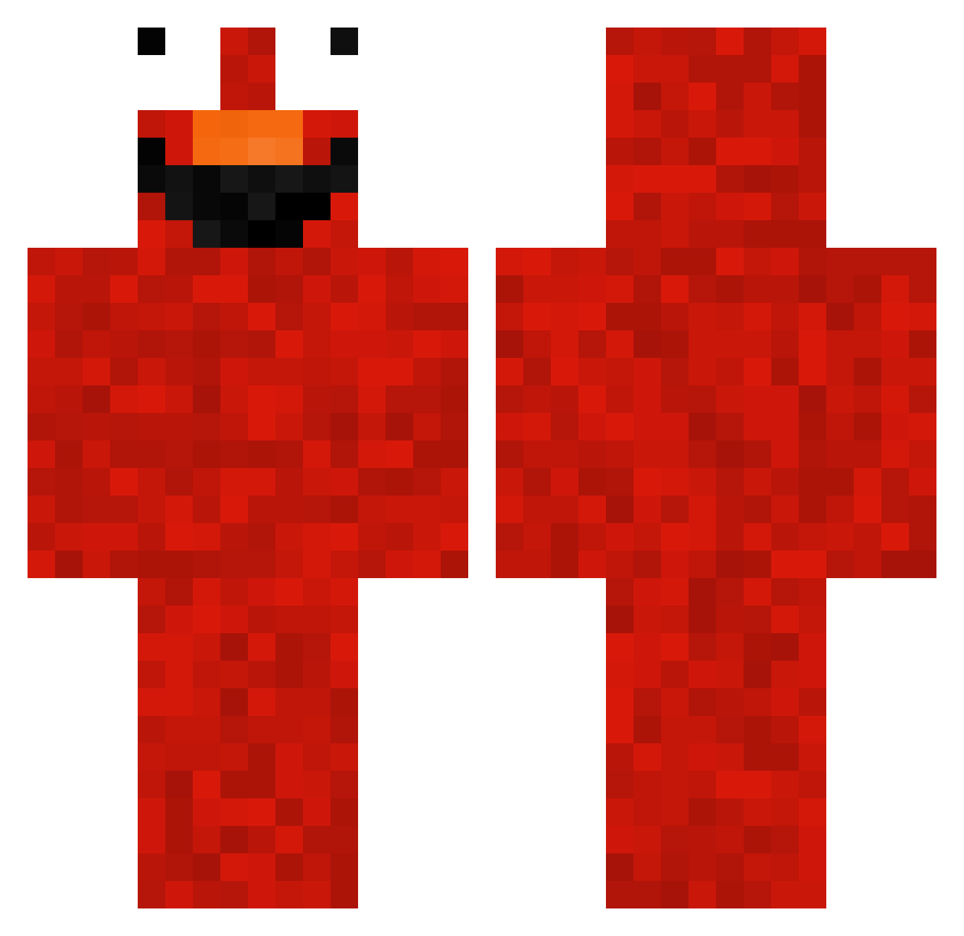 speeb9 Minecraft skin, front and back view