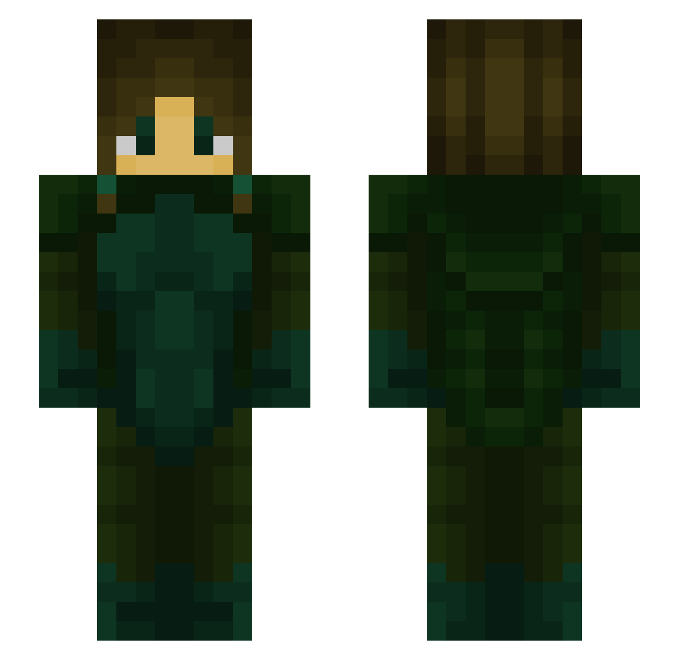 _Hyperionnn Minecraft skin, front and back view