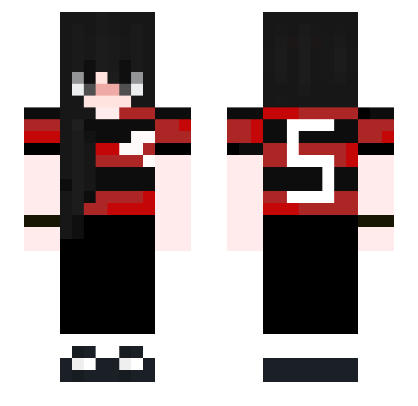 Cantalejo Minecraft skin, front and back view