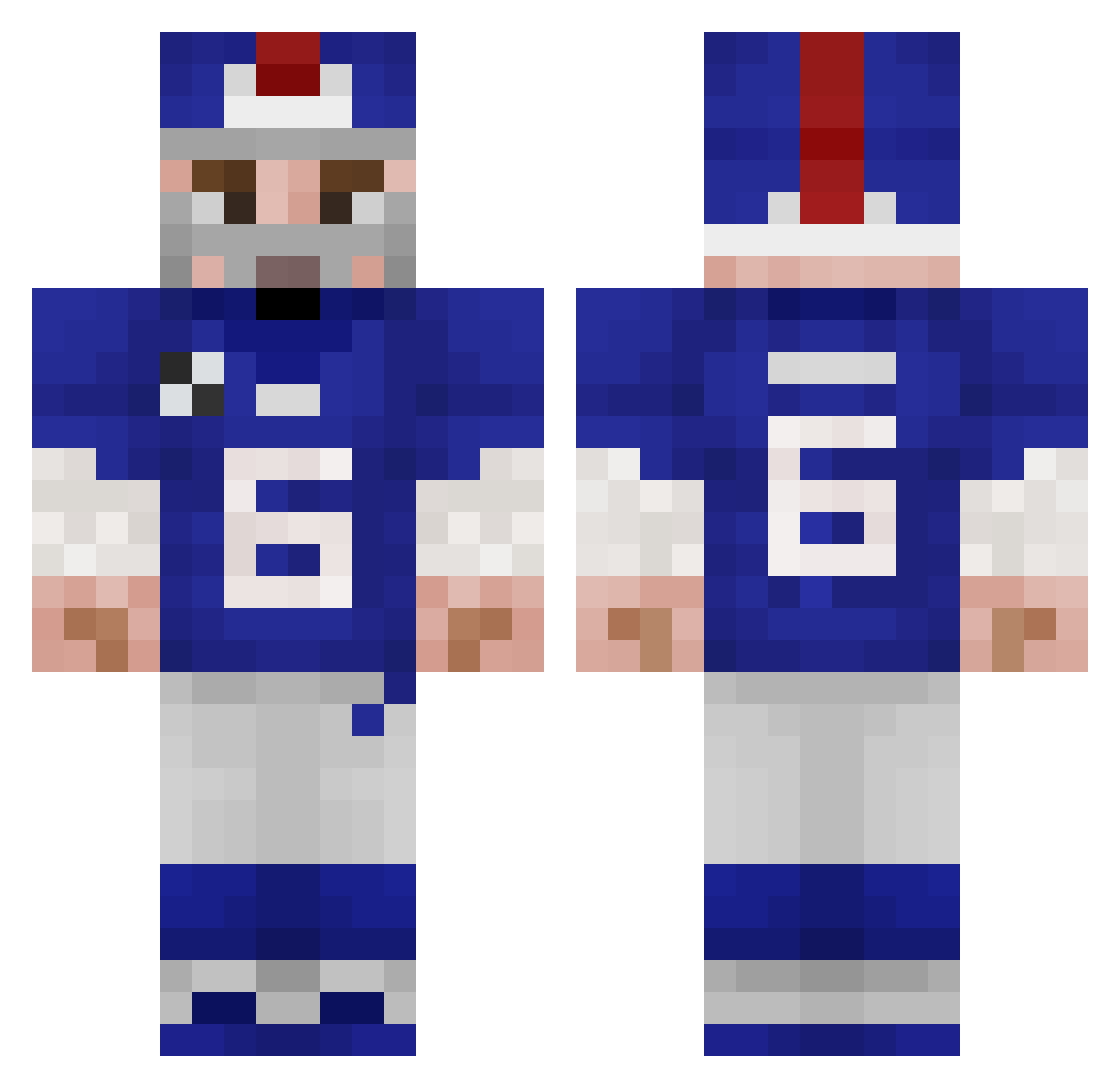 AaronJudgeLover Minecraft skin, front and back view