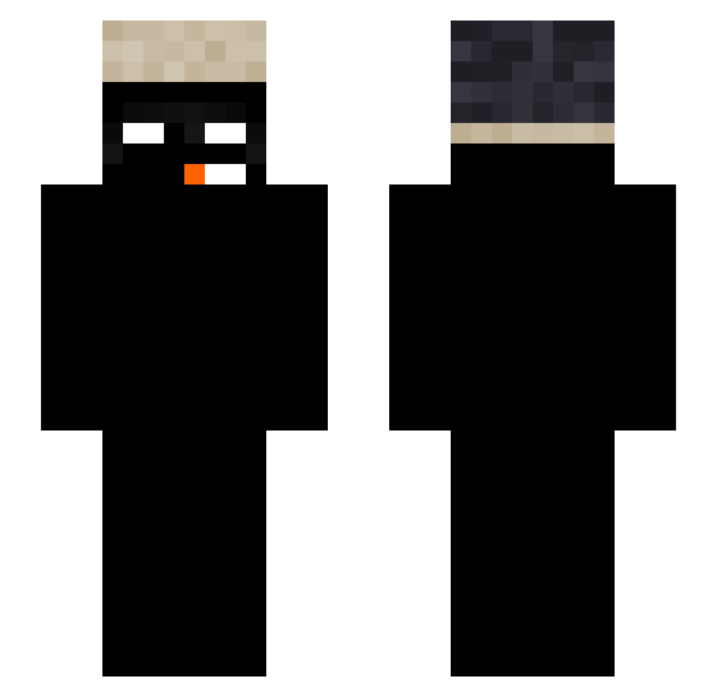 Zerillo__ Minecraft skin, front and back view