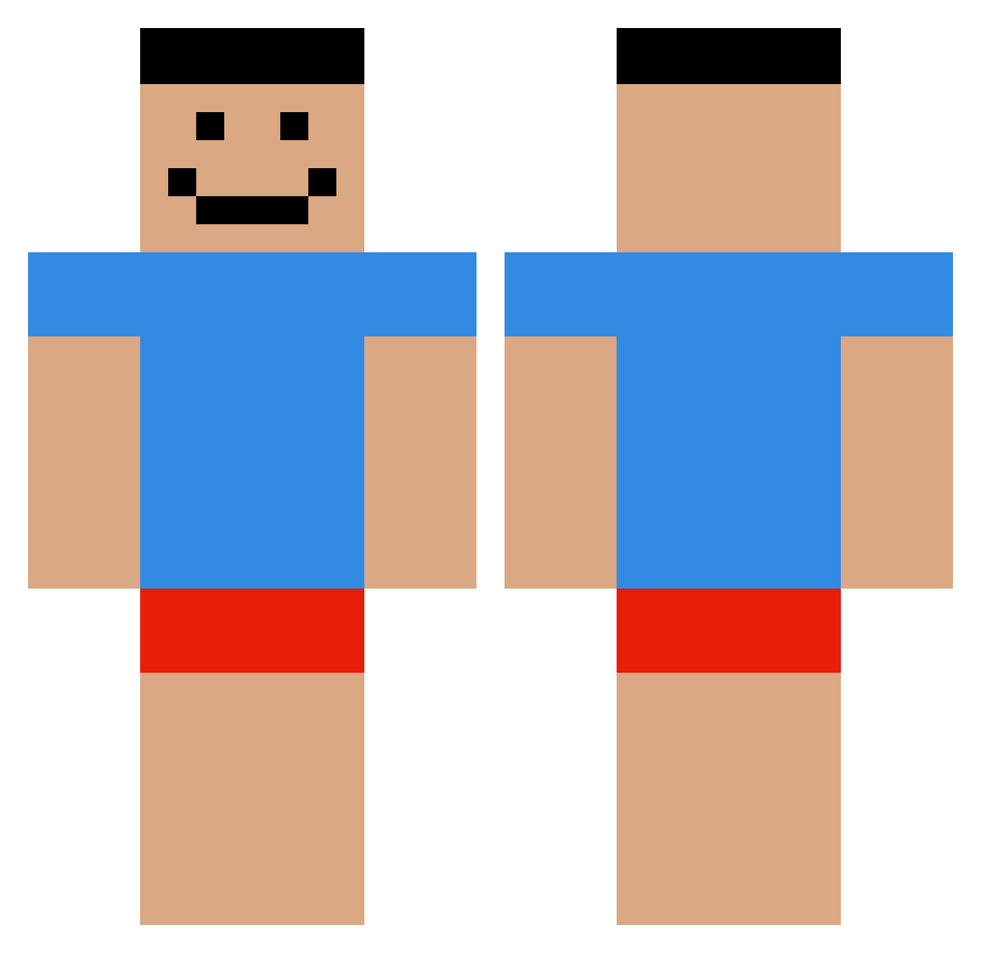 yeetmeat_ Minecraft skin, front and back view