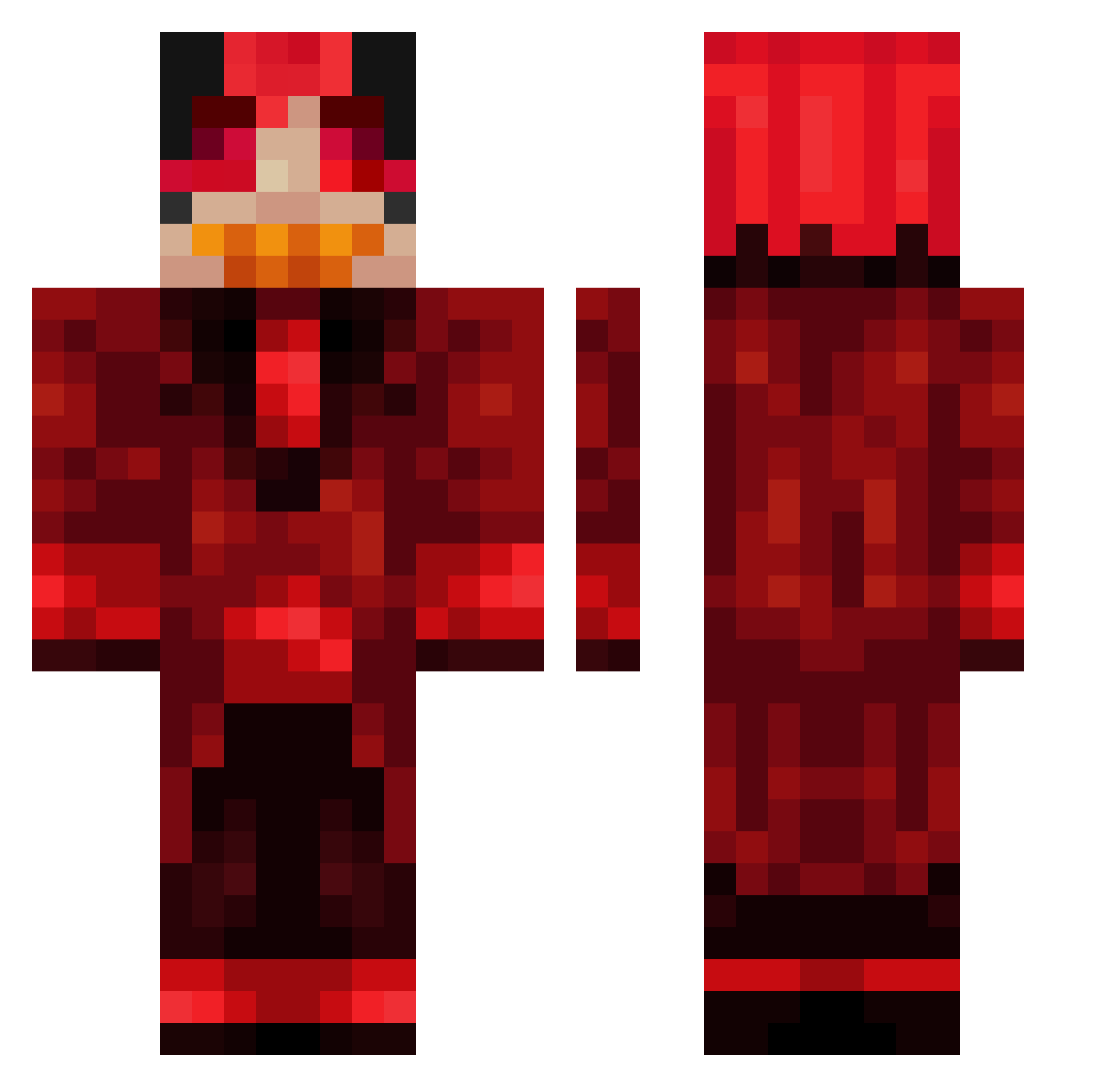 william579 Minecraft skin, front and back view