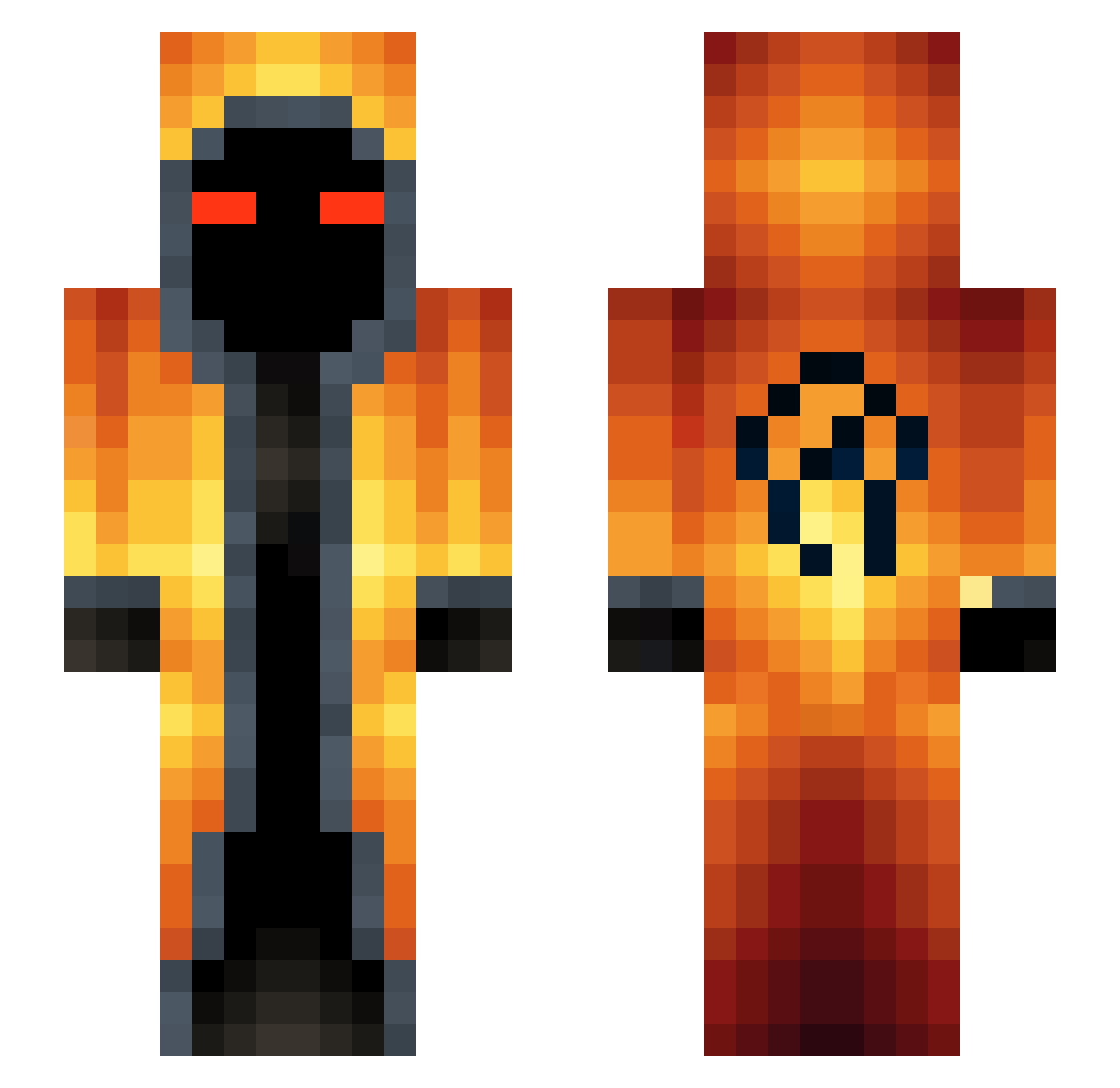 __Buzz__ Minecraft skin, front and back view