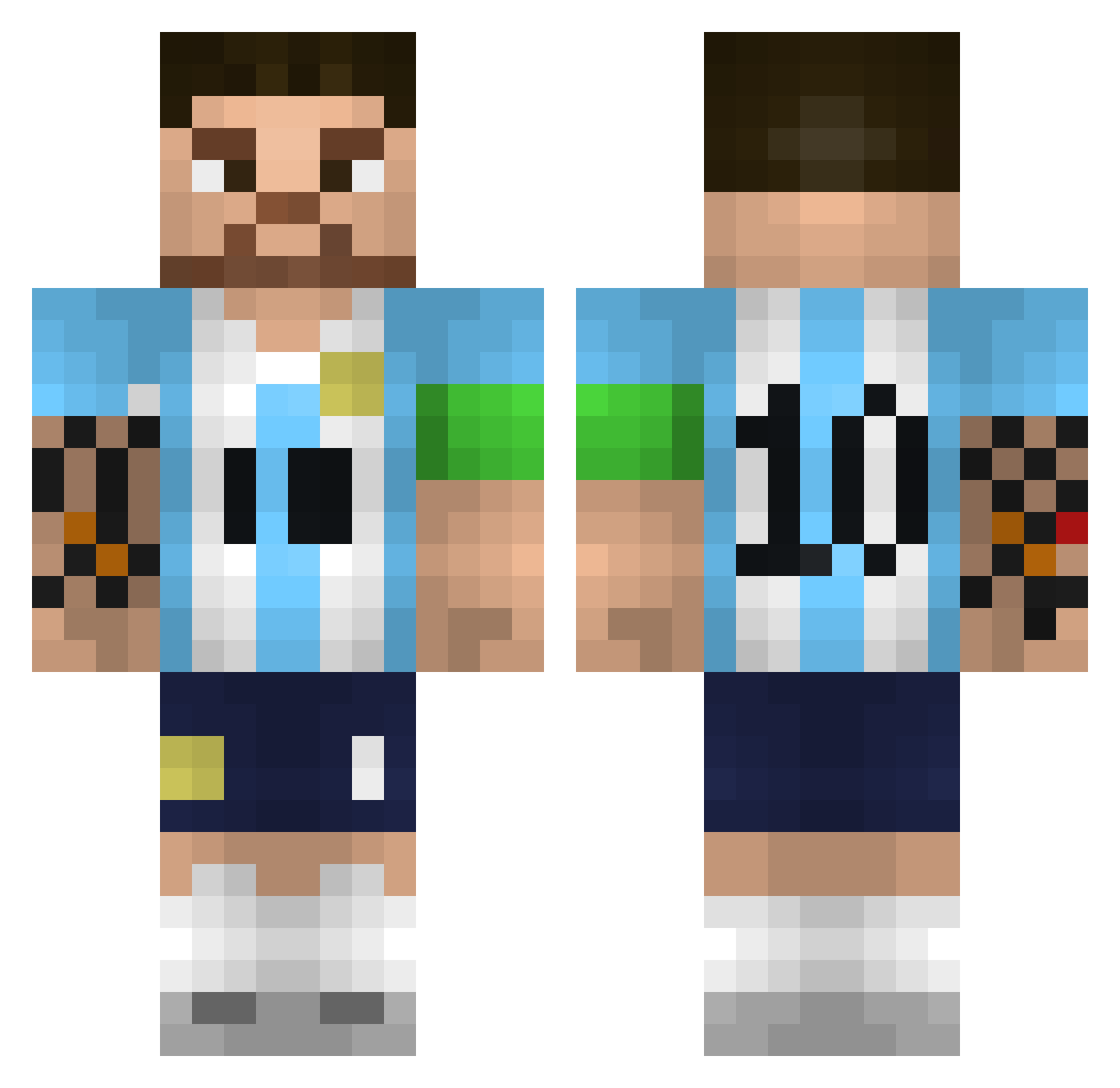 Educhantik_R Minecraft skin, front and back view