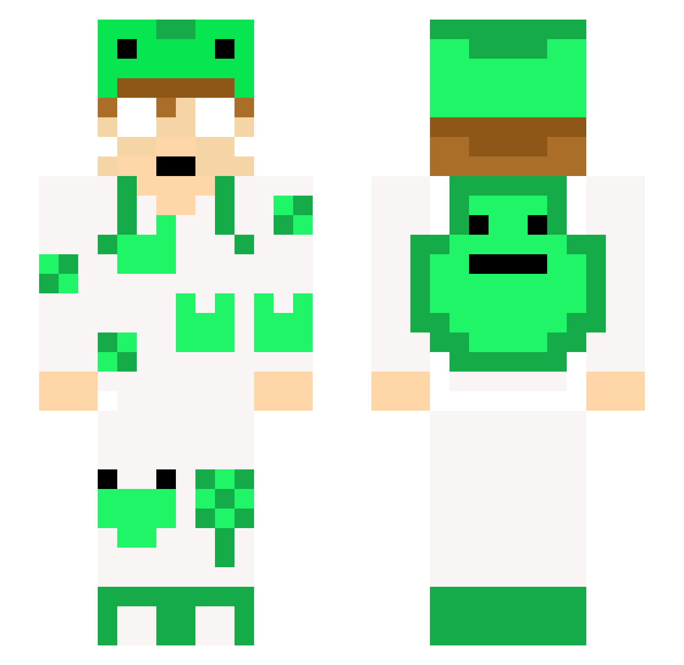 jhh9318 Minecraft skin, front and back view