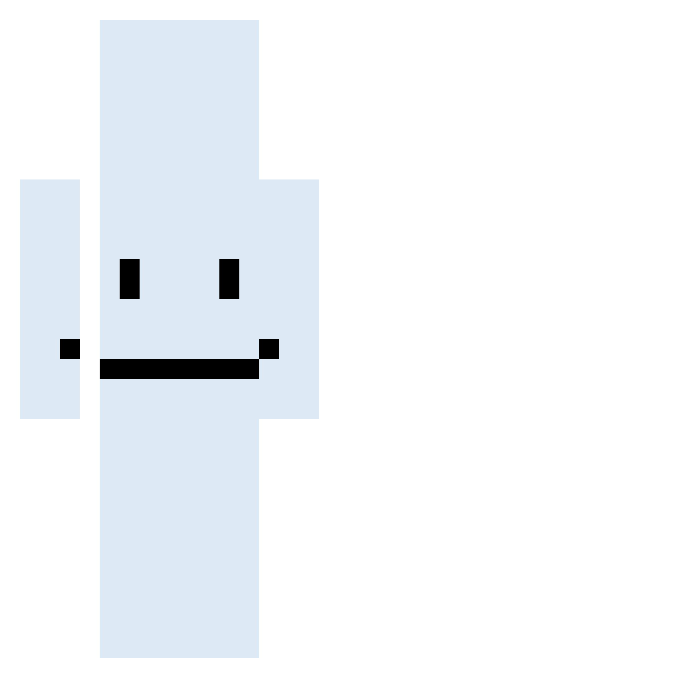 HoffmansBike Minecraft skin, front and back view