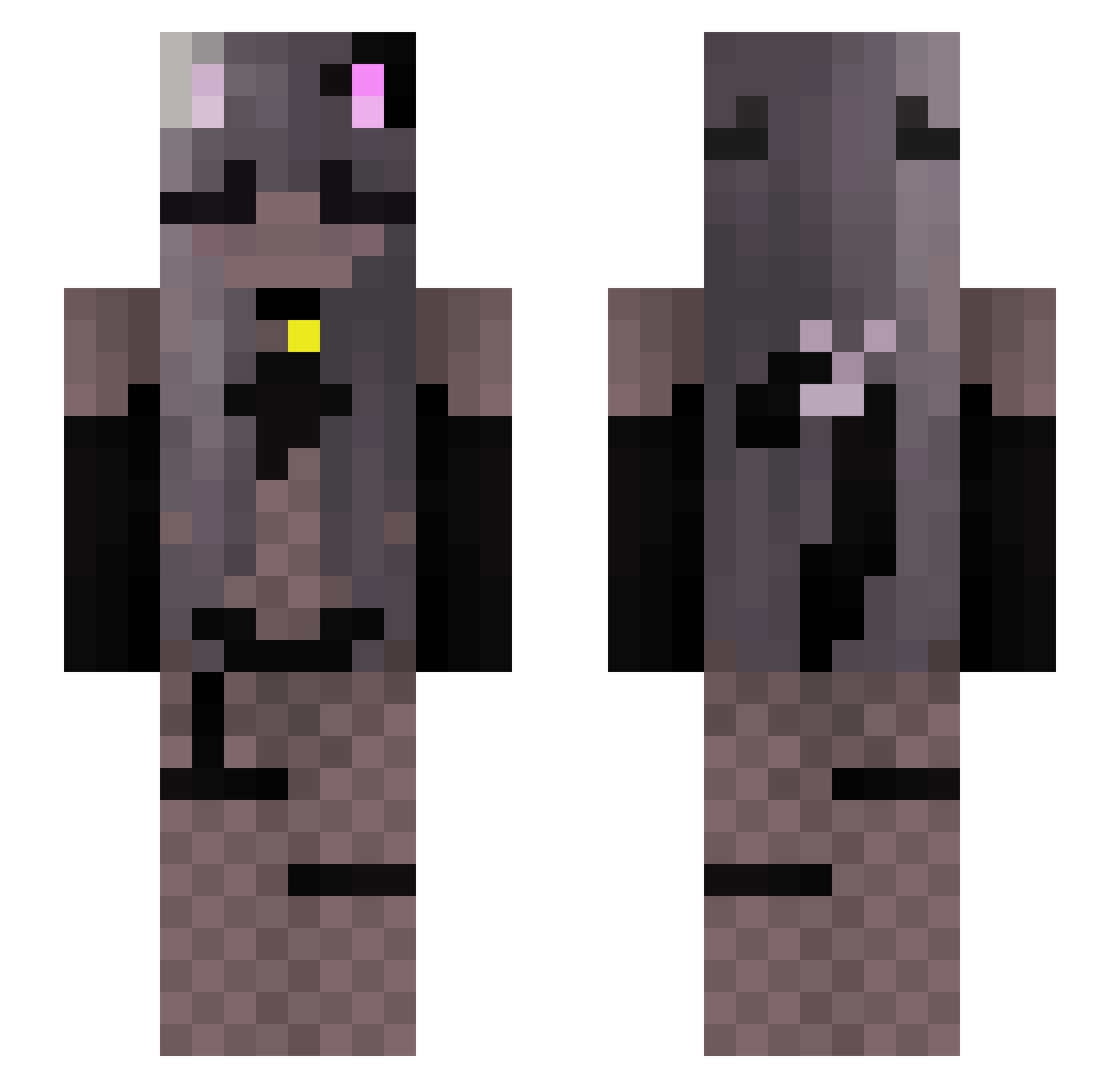 Leo_K21z Minecraft skin, front and back view