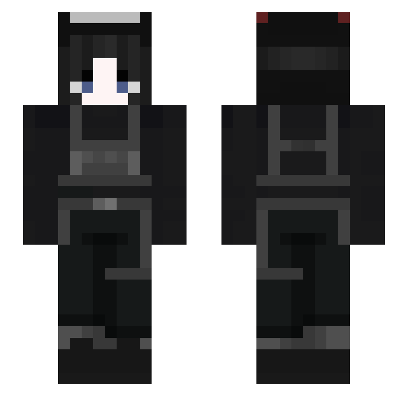 SageMage2 Minecraft skin, front and back view
