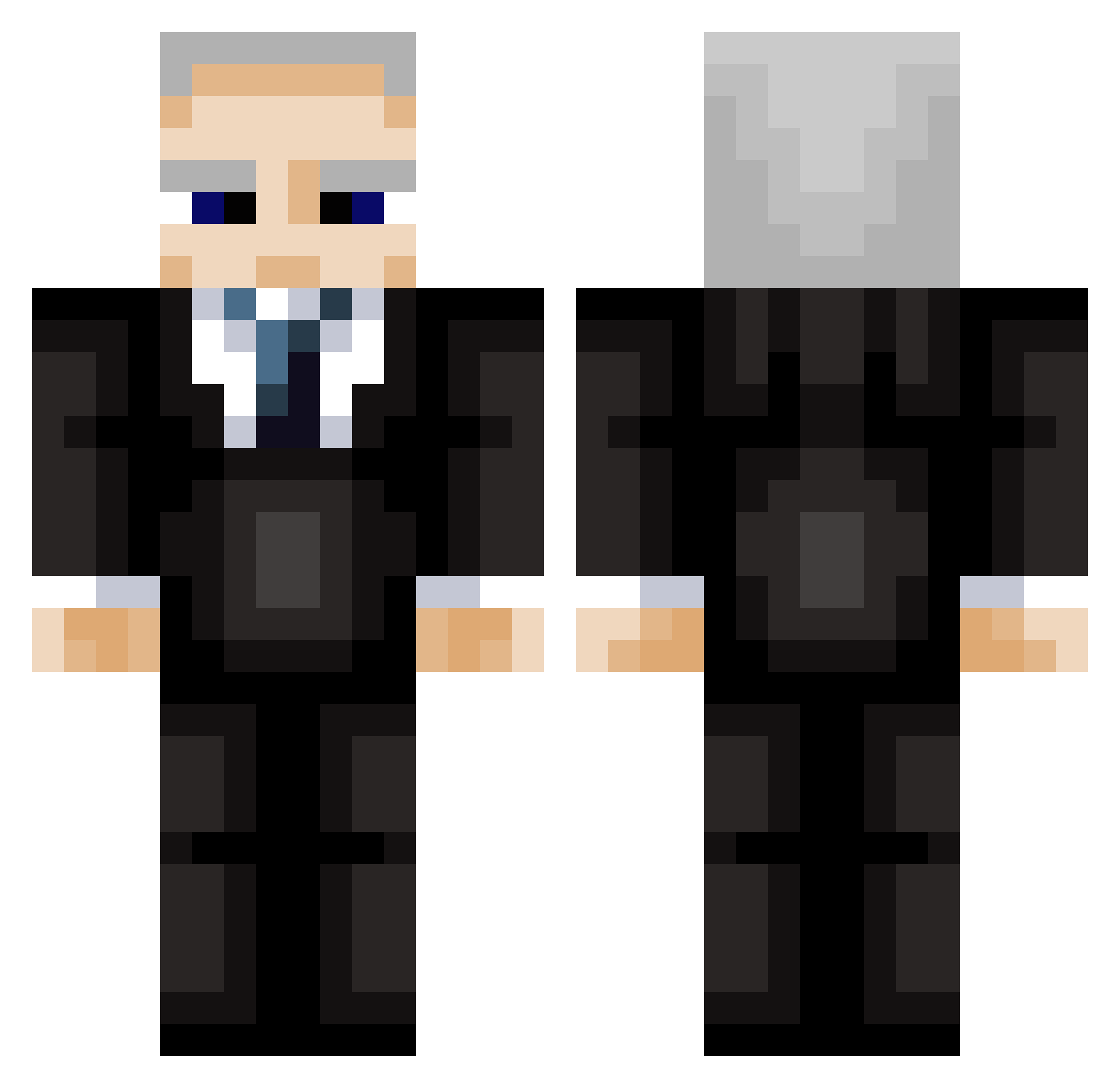ThEDd_ Minecraft skin, front and back view