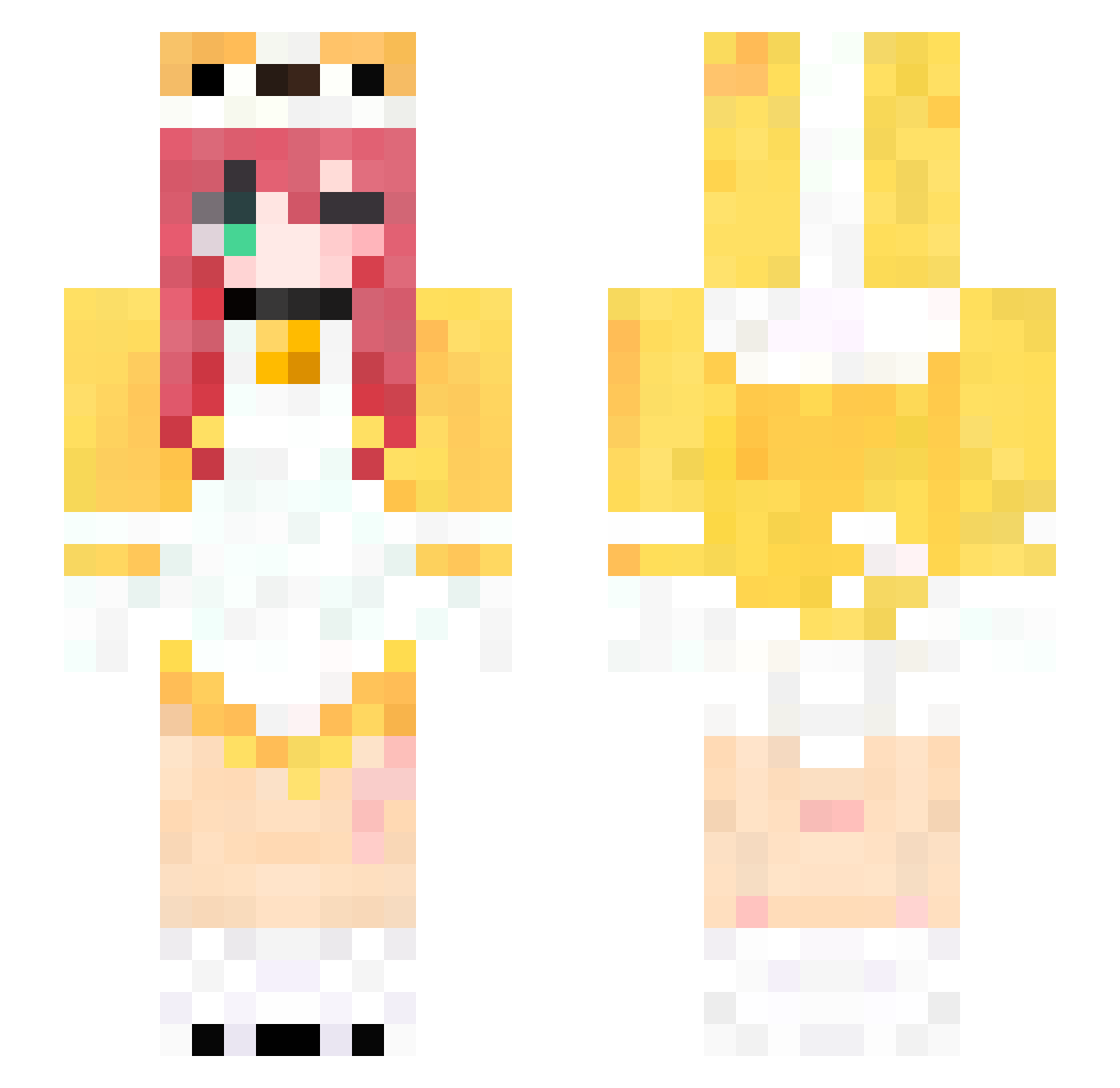 _MintoJam_ Minecraft skin, front and back view