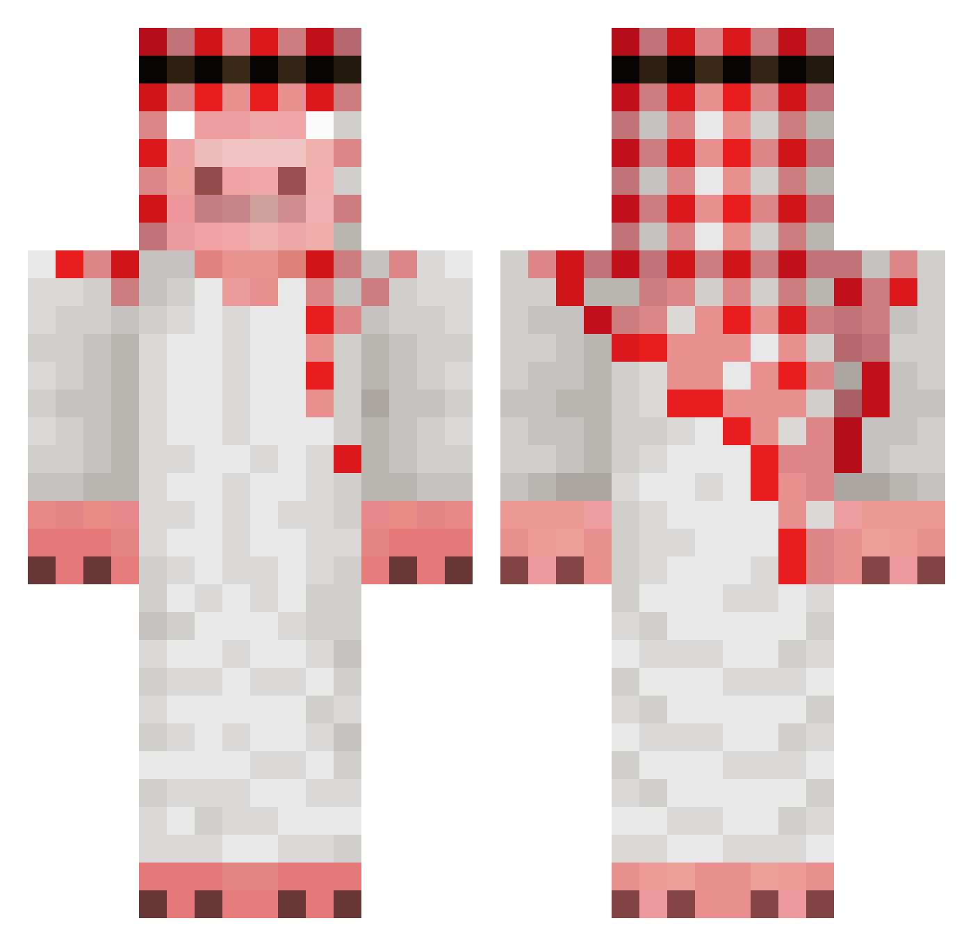 ElPablit0 Minecraft skin, front and back view