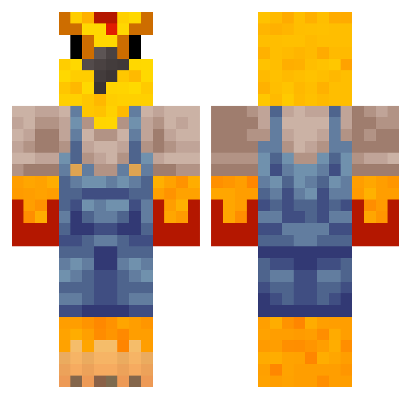 ehdgus__2 Minecraft skin, front and back view