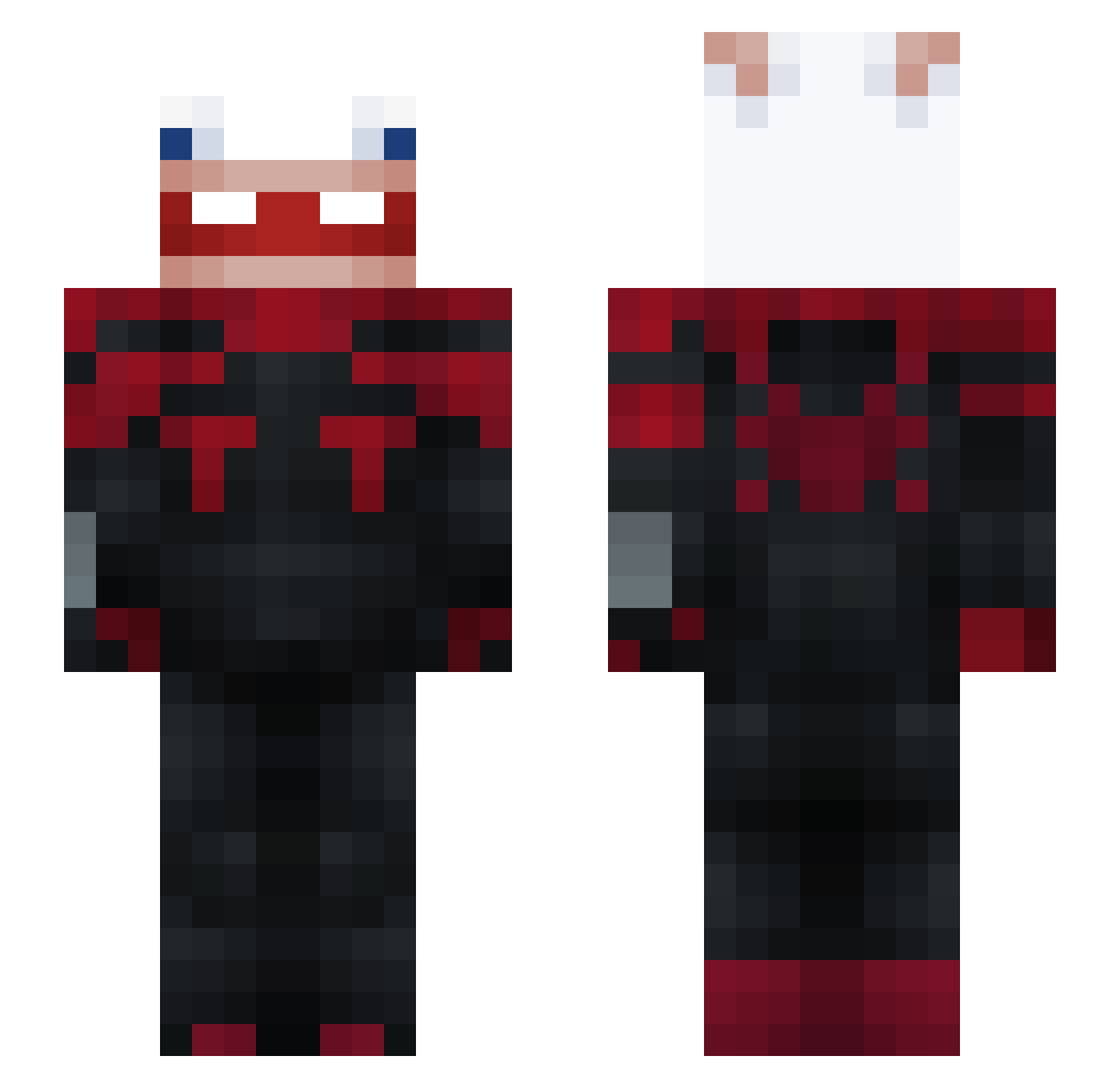 johneeyboy Minecraft skin, front and back view