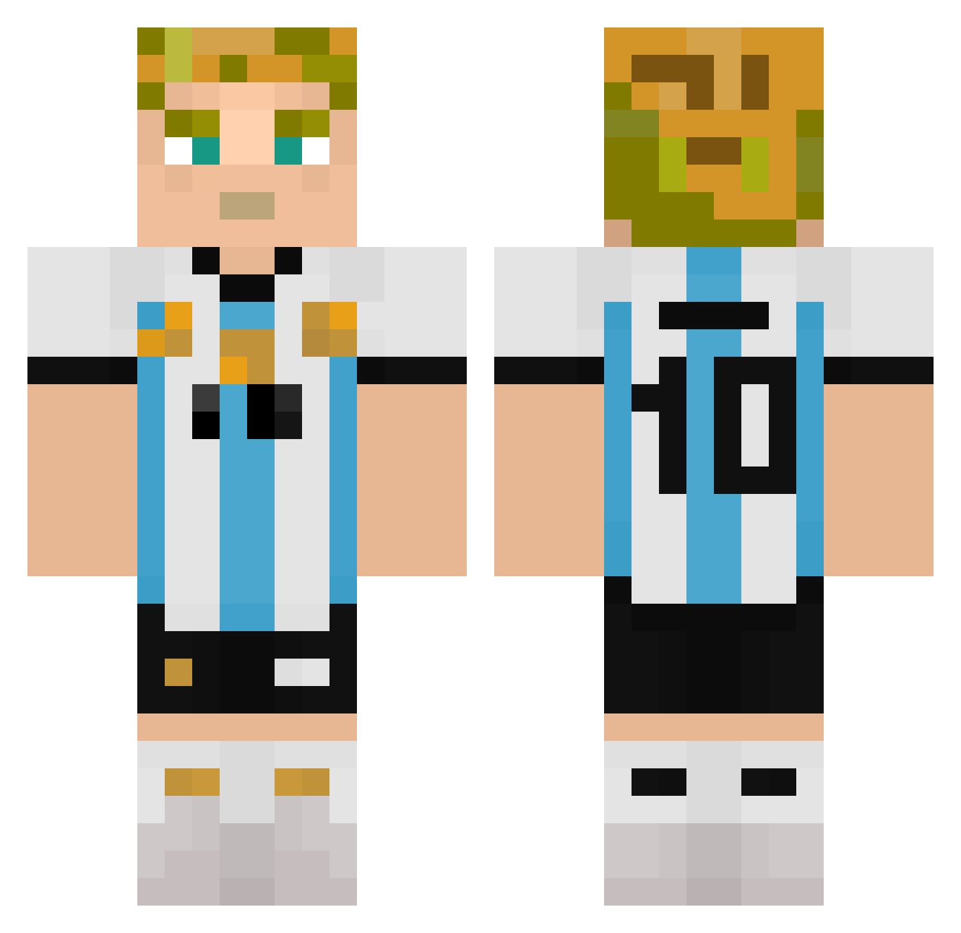 iancraft147 Minecraft skin, front and back view