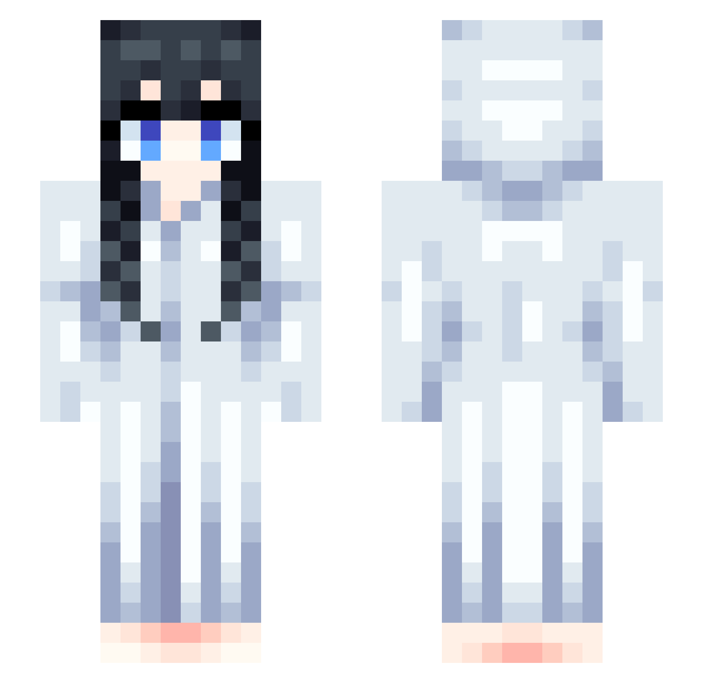 hapycb__ Minecraft skin, front and back view