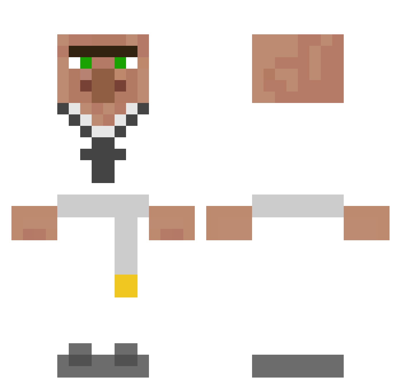 _keegan__ Minecraft skin, front and back view