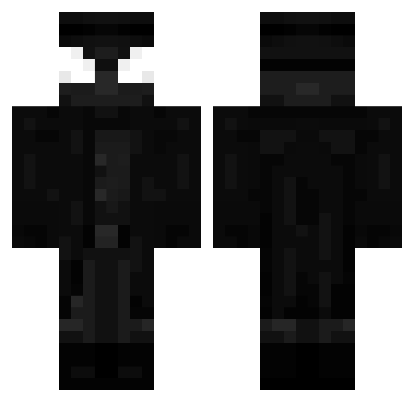 TheMoonLight417 Minecraft skin, front and back view