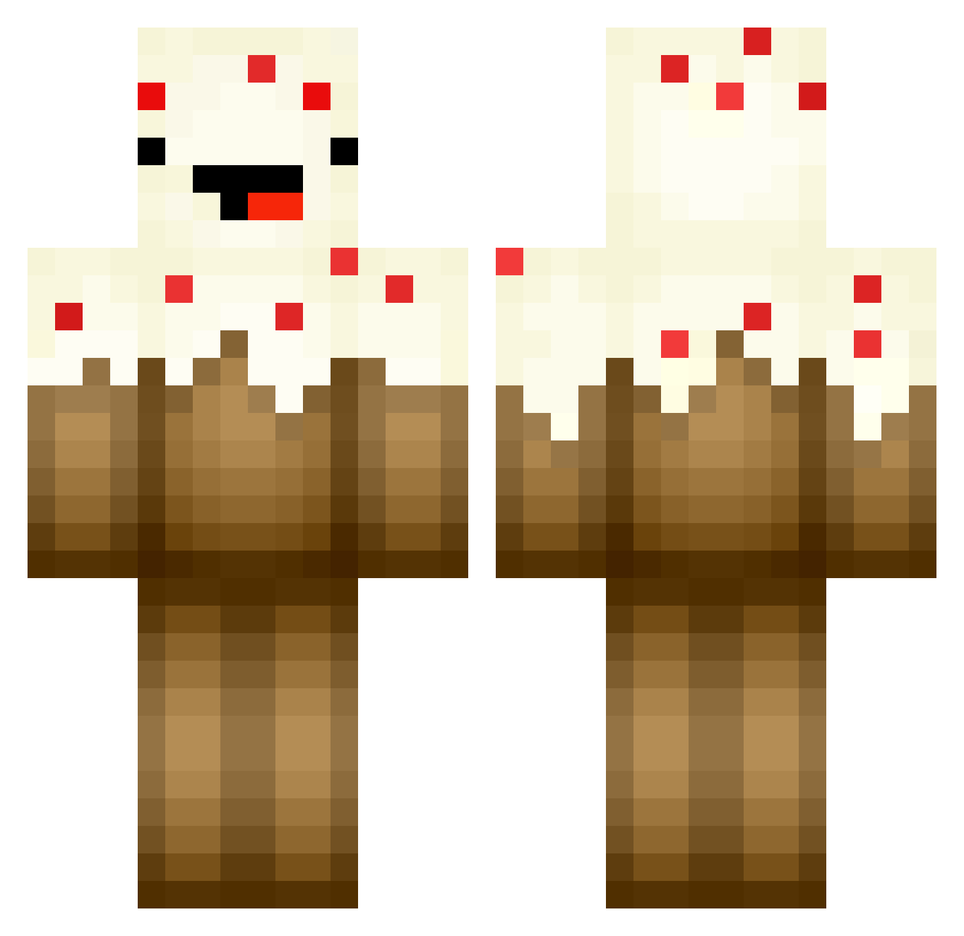 5tlgus Minecraft skin, front and back view