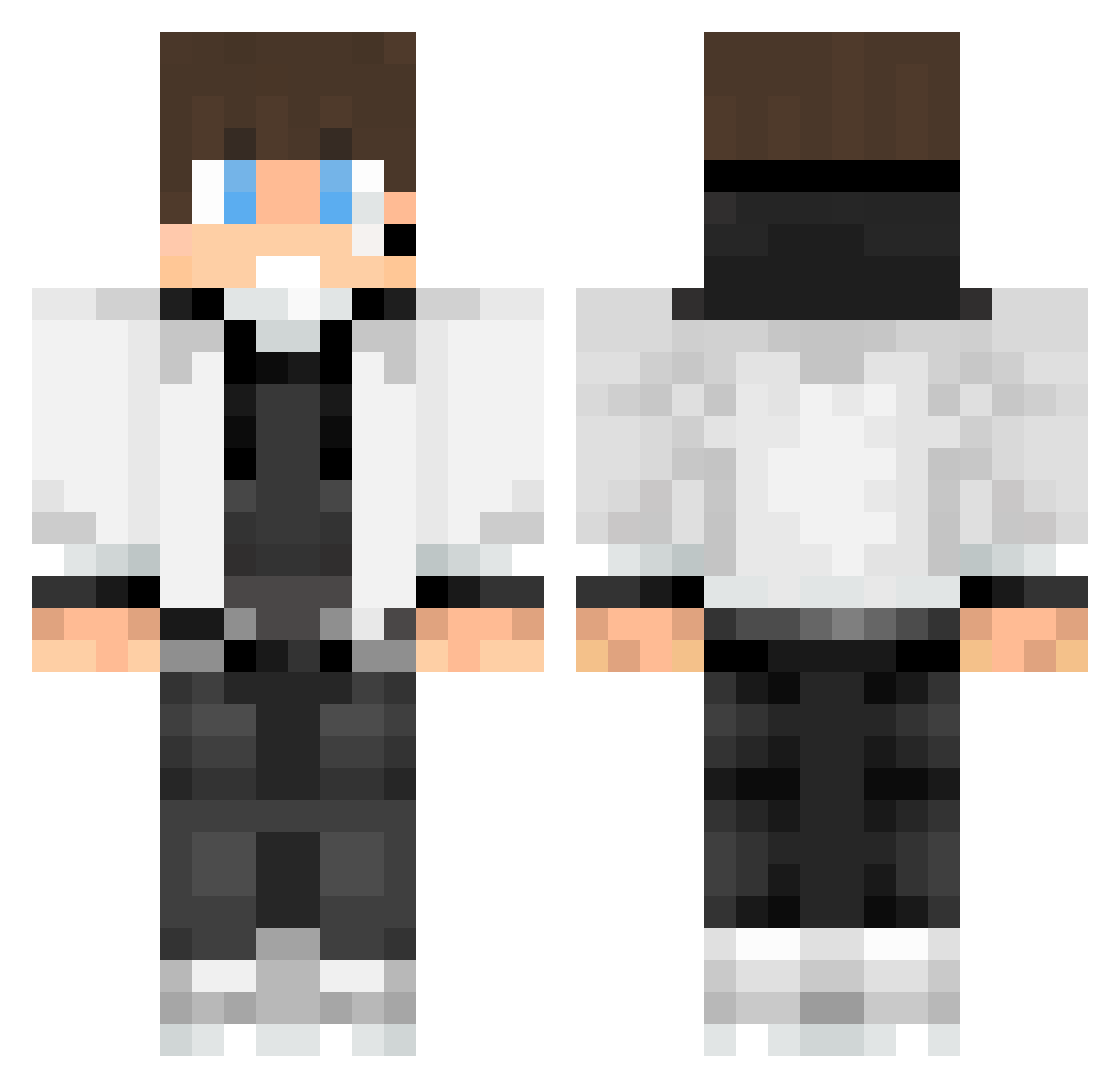 milan_cas Minecraft skin, front and back view