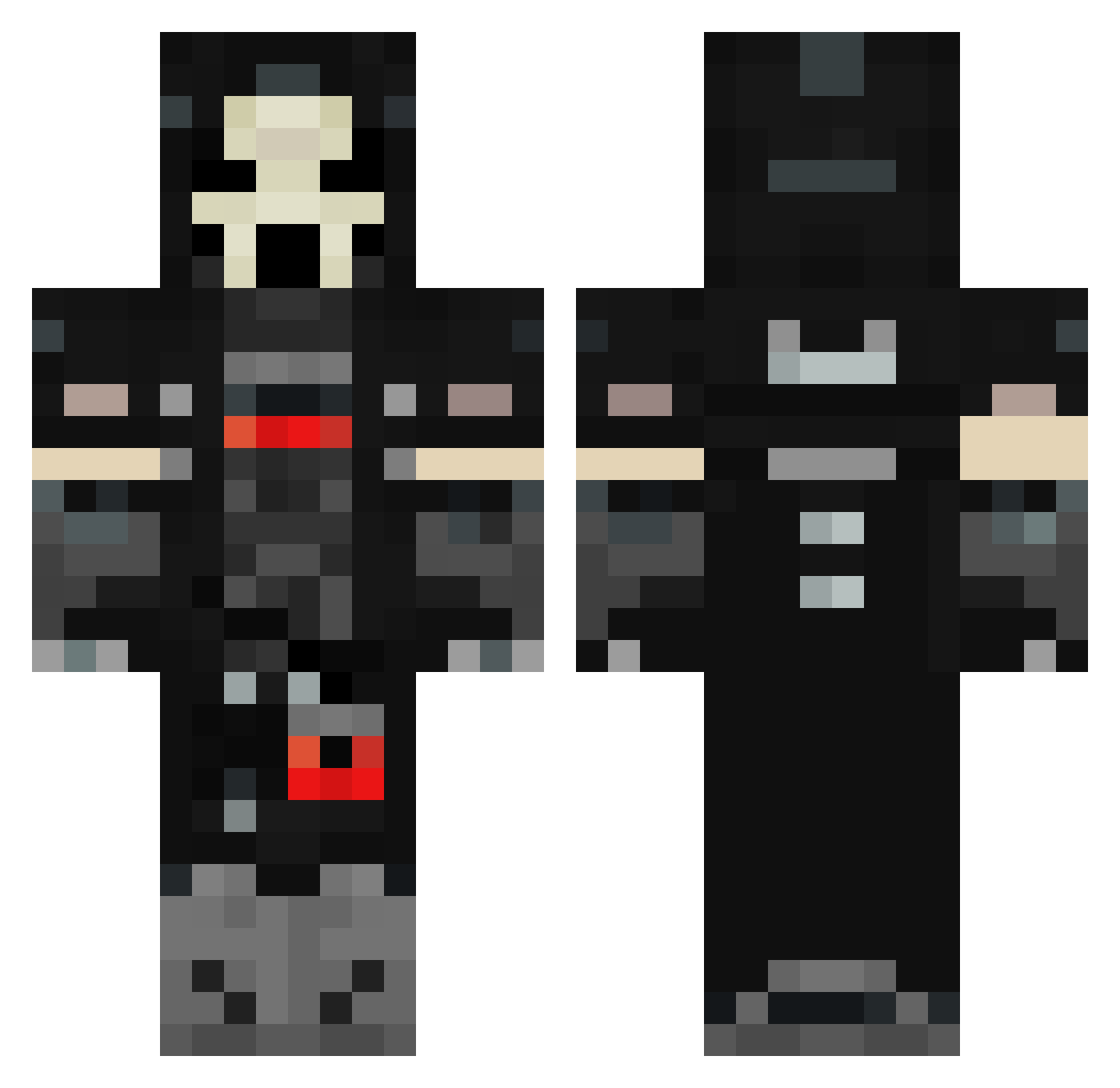 PalmitoDaColina Minecraft skin, front and back view