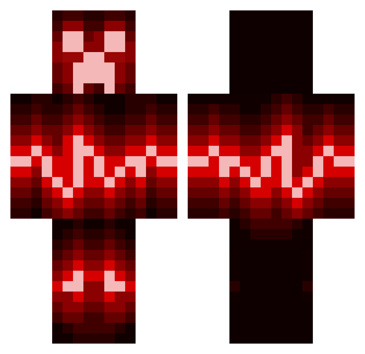 ateres16 Minecraft skin, front and back view