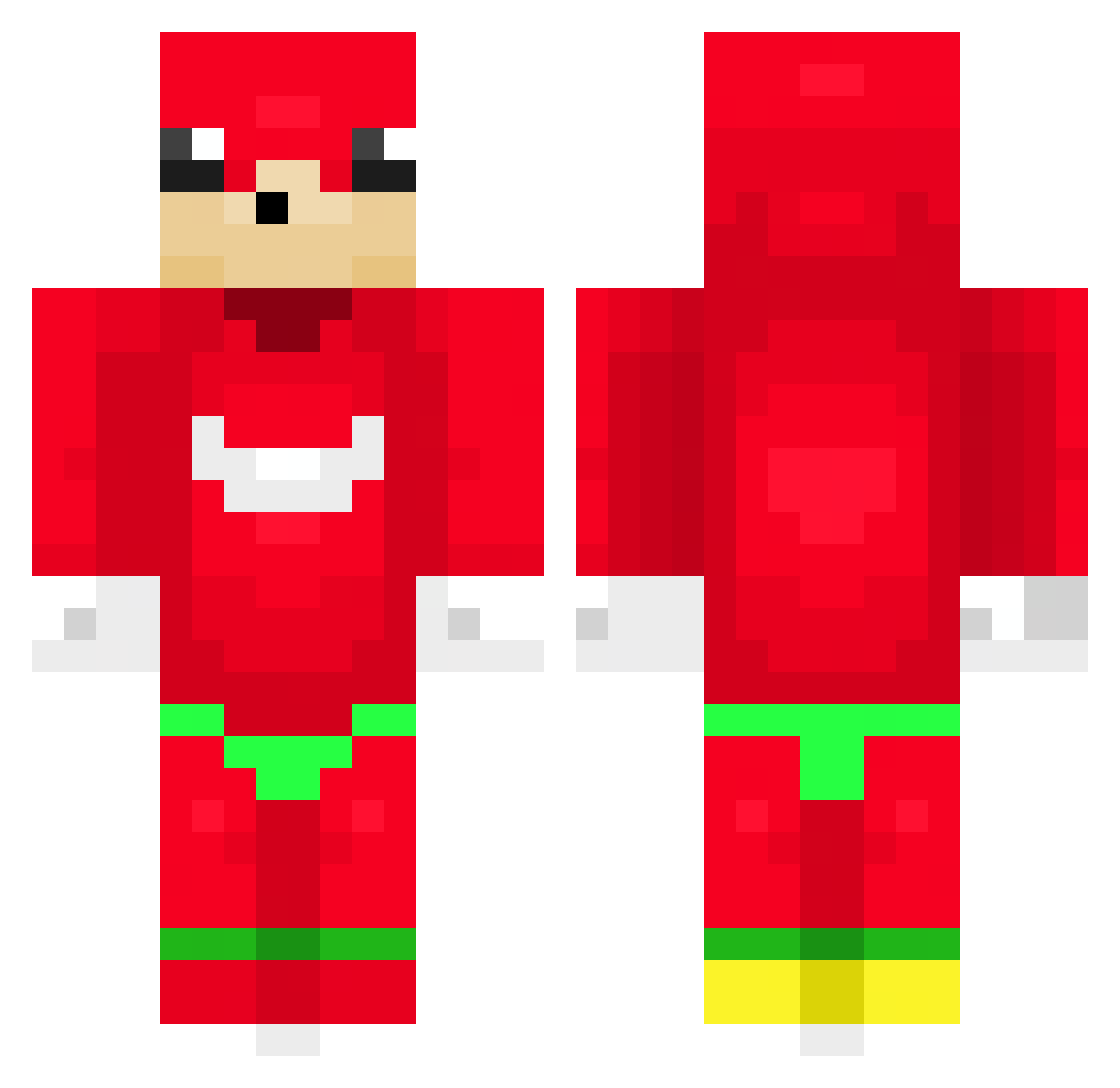 Bmun_ Minecraft skin, front and back view