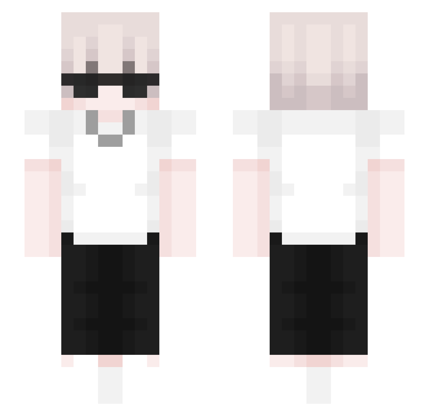 xrider019 Minecraft skin, front and back view