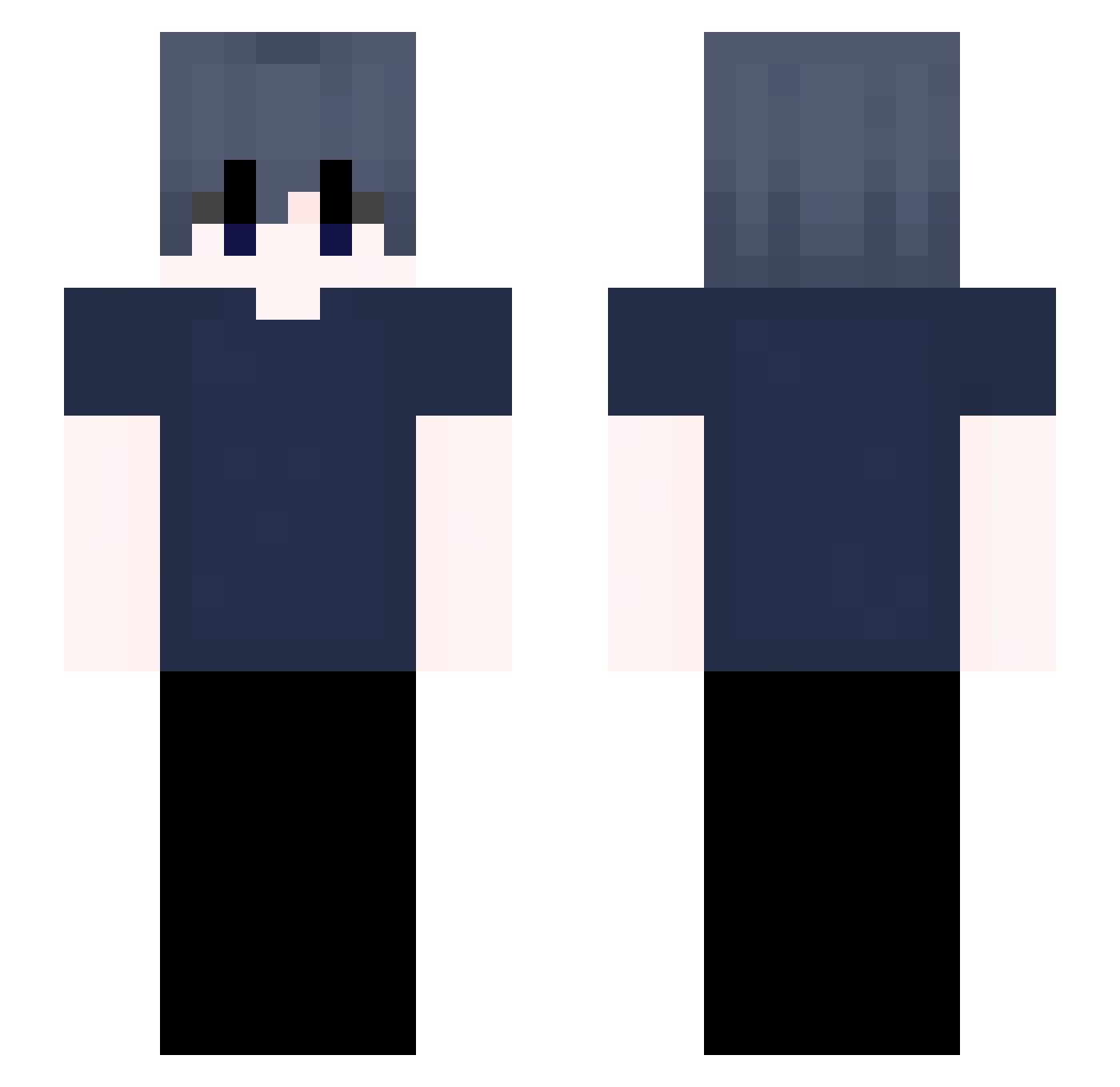 Czsaarssj Minecraft skin, front and back view