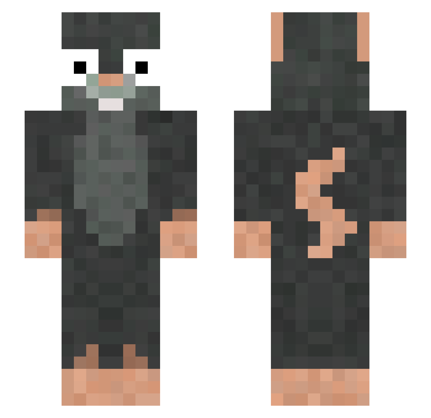 zGer_ Minecraft skin, front and back view