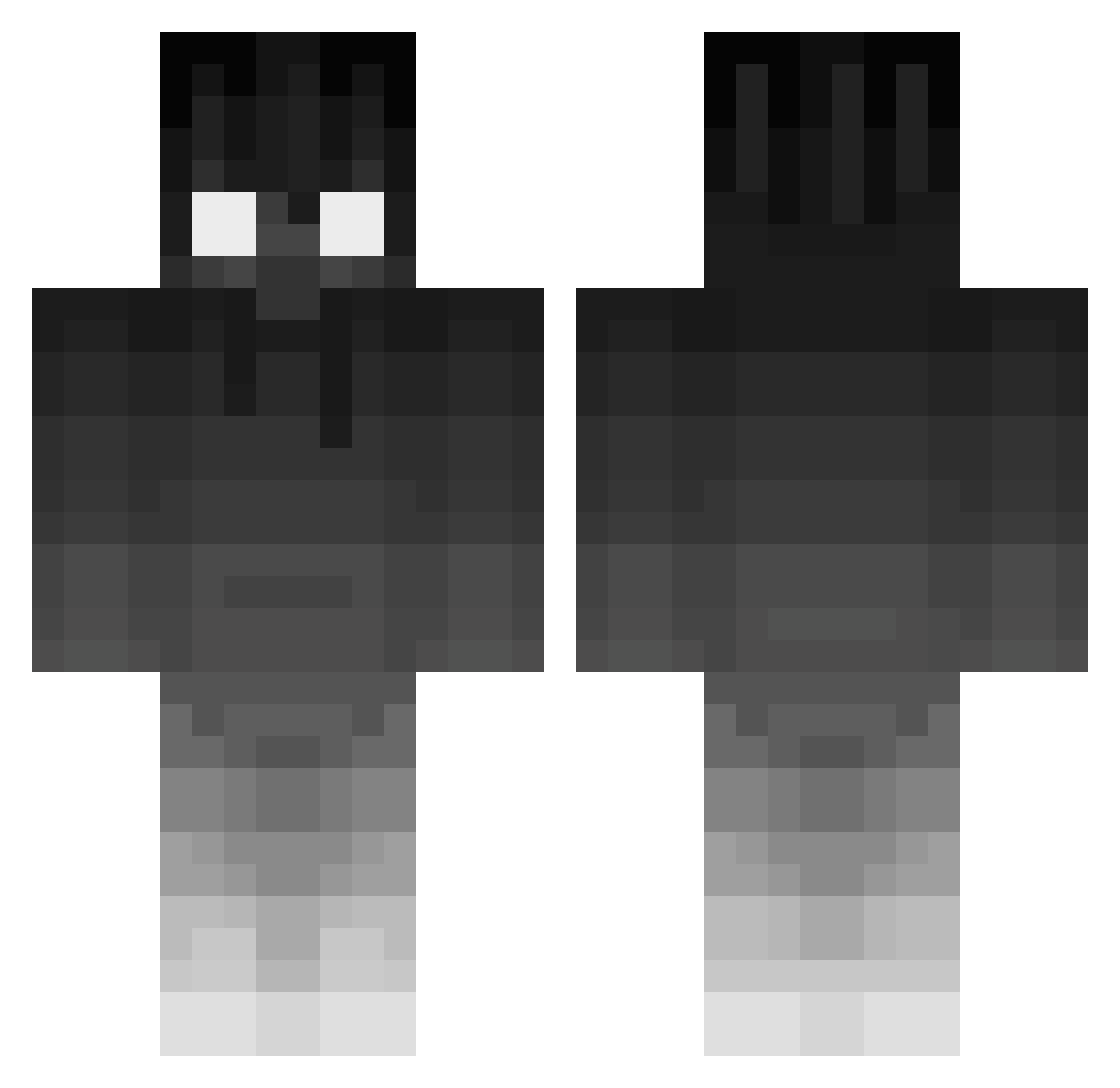 DodoGamesNL Minecraft skin, front and back view
