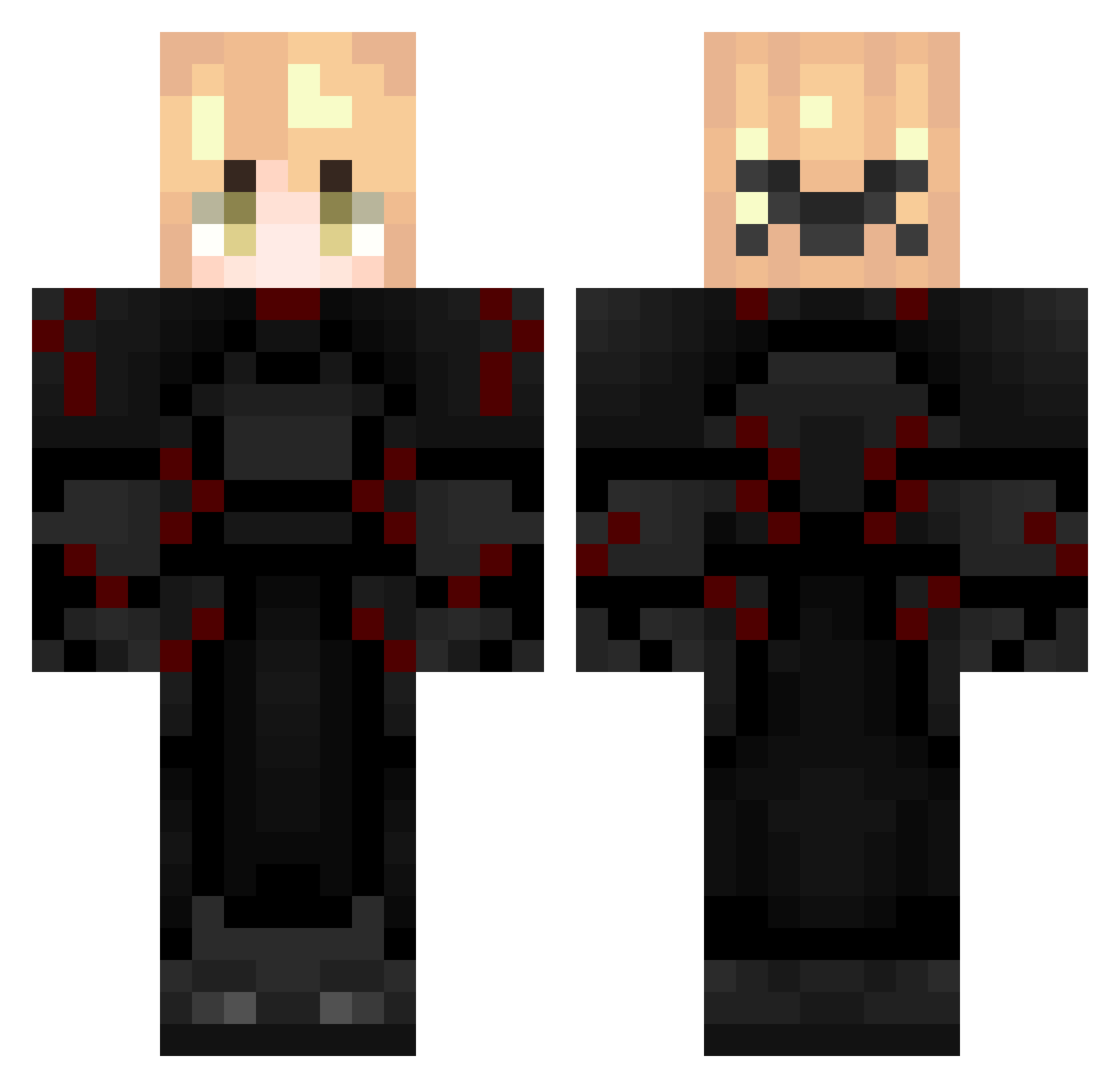 SchidoS_ Minecraft skin, front and back view