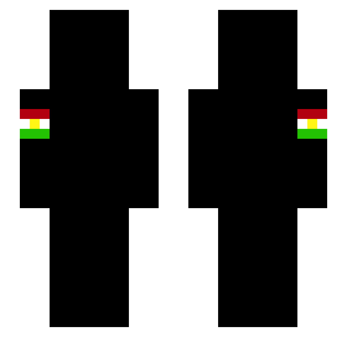 sippi321 Minecraft skin, front and back view