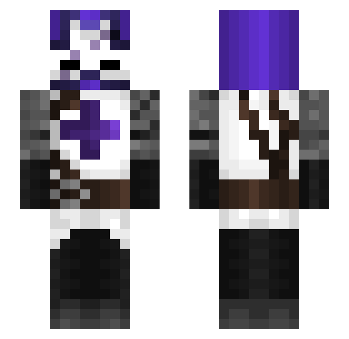 ScarecrowDaTerra Minecraft skin, front and back view