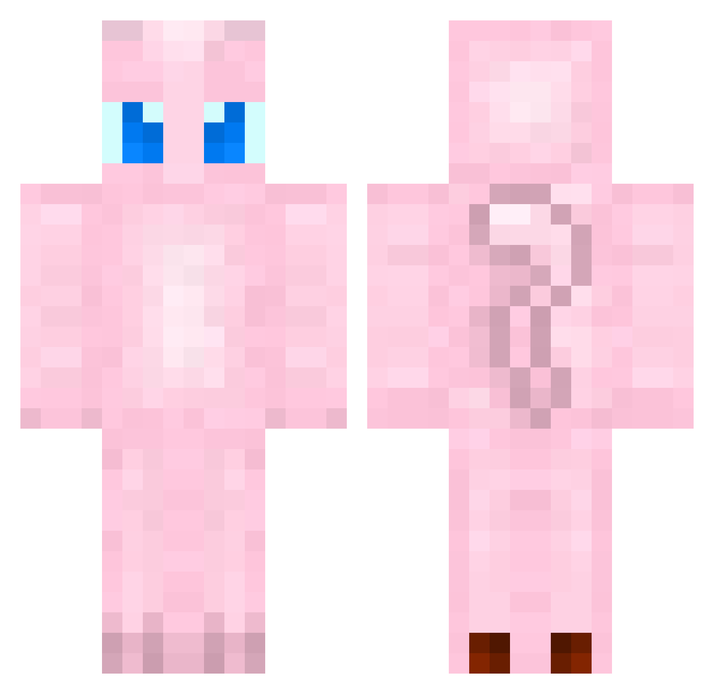 Hosam1600ttv Minecraft skin, front and back view