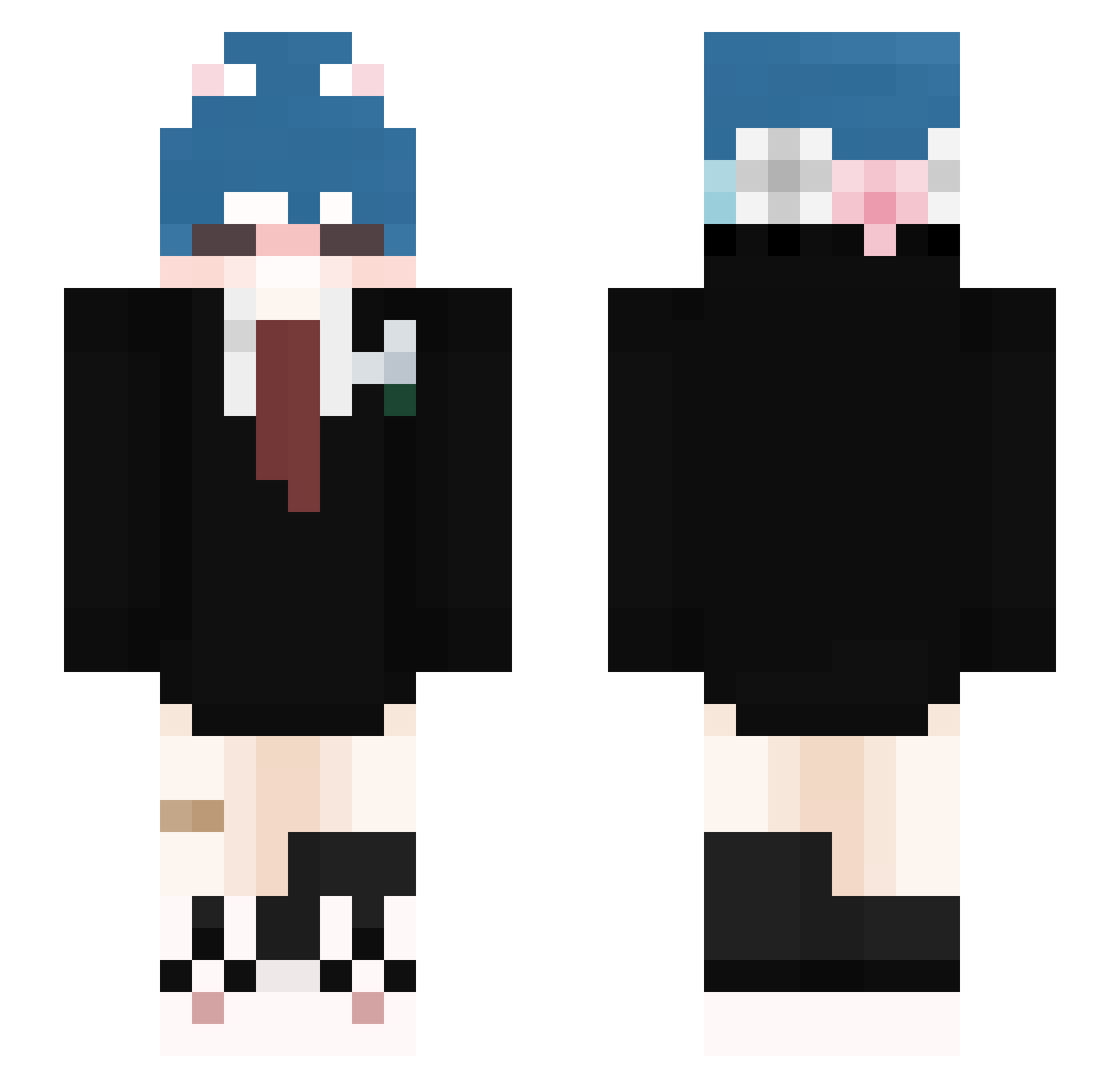 steventheheathen Minecraft skin, front and back view