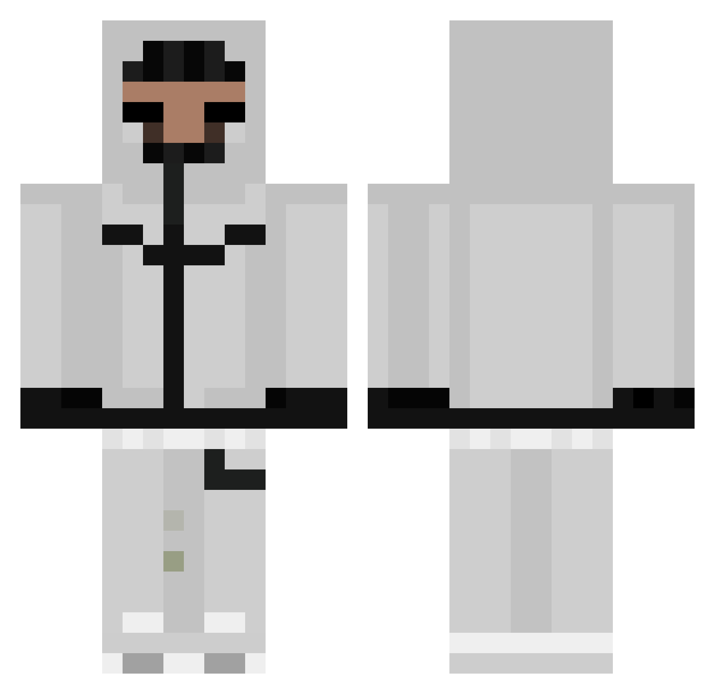 Anthony2b620 Minecraft skin, front and back view