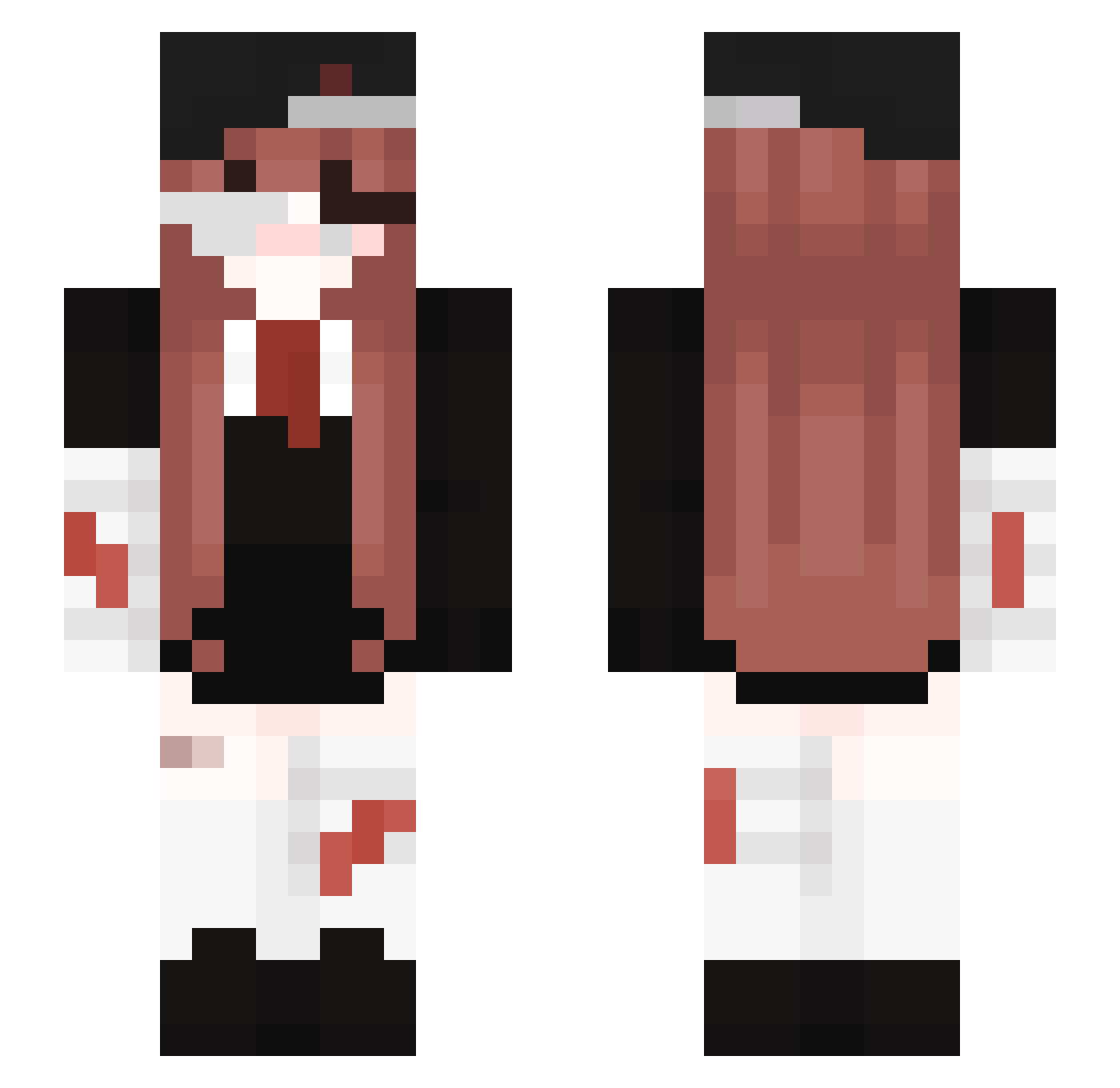 FelineCarp40470 Minecraft skin, front and back view